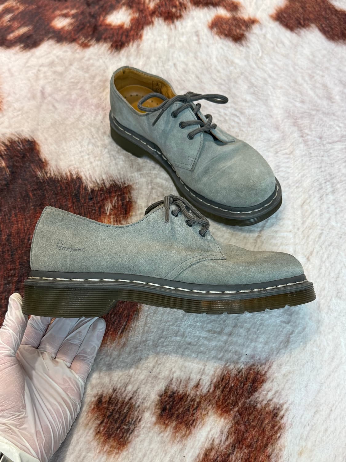 Dr. Martens 닥터마틴 1461 3홀 스웨이드그레이 37(235) 상품이미지3