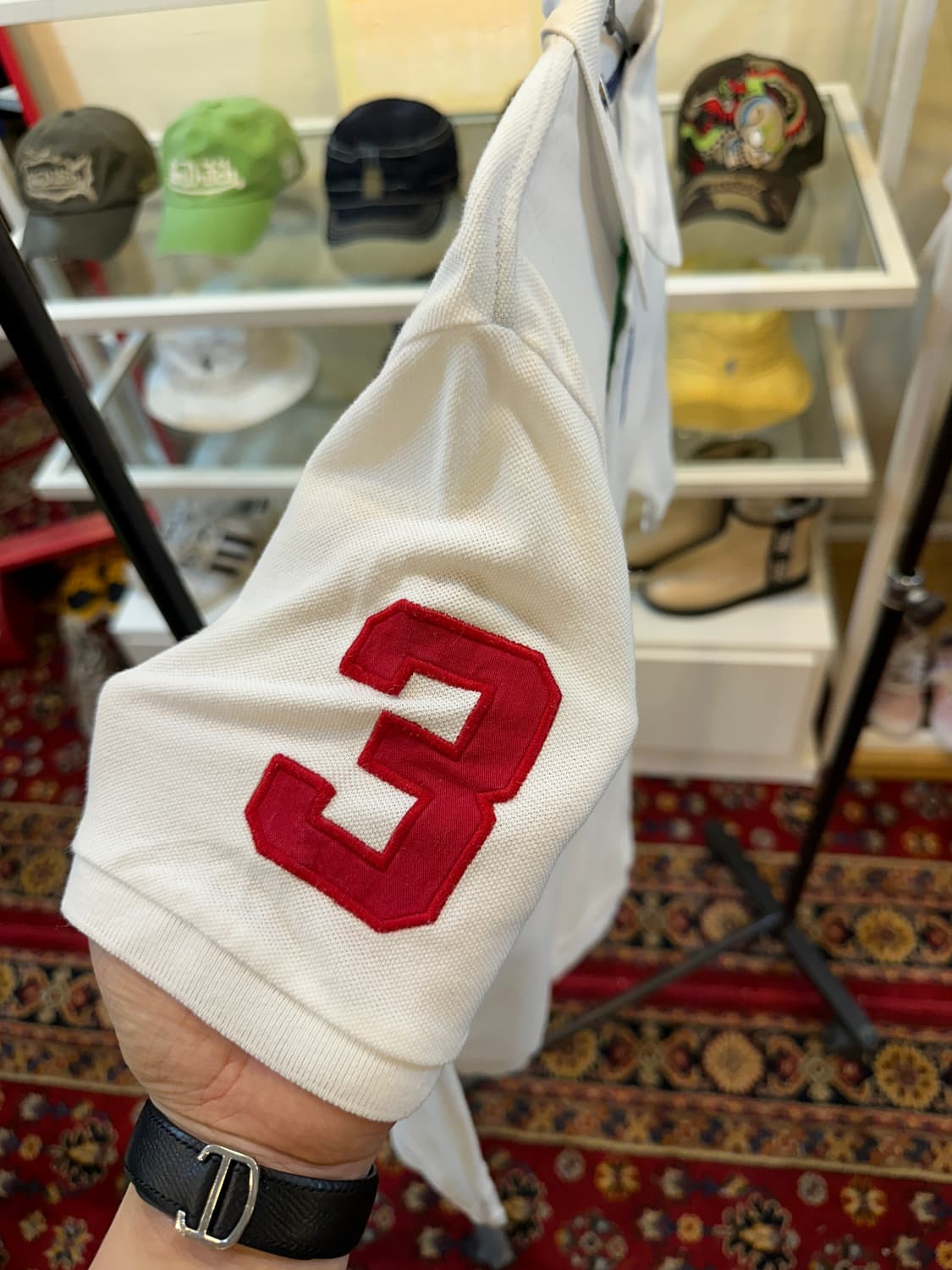 폴로 랄프로렌 빅포니 반팔 카라티 화이트 상품이미지3