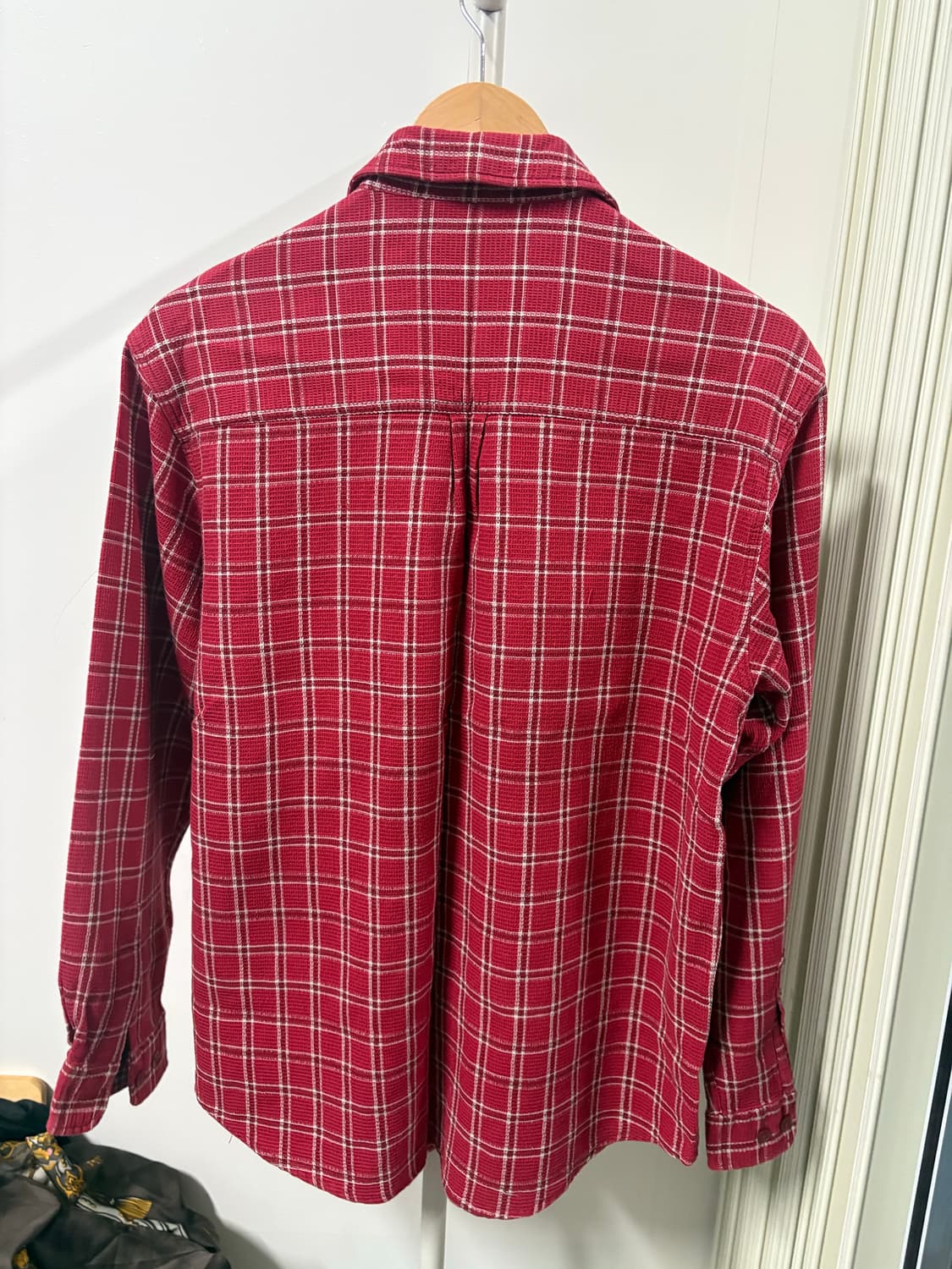 Lee 레드 깅엄체크 워크셔츠 상품이미지3