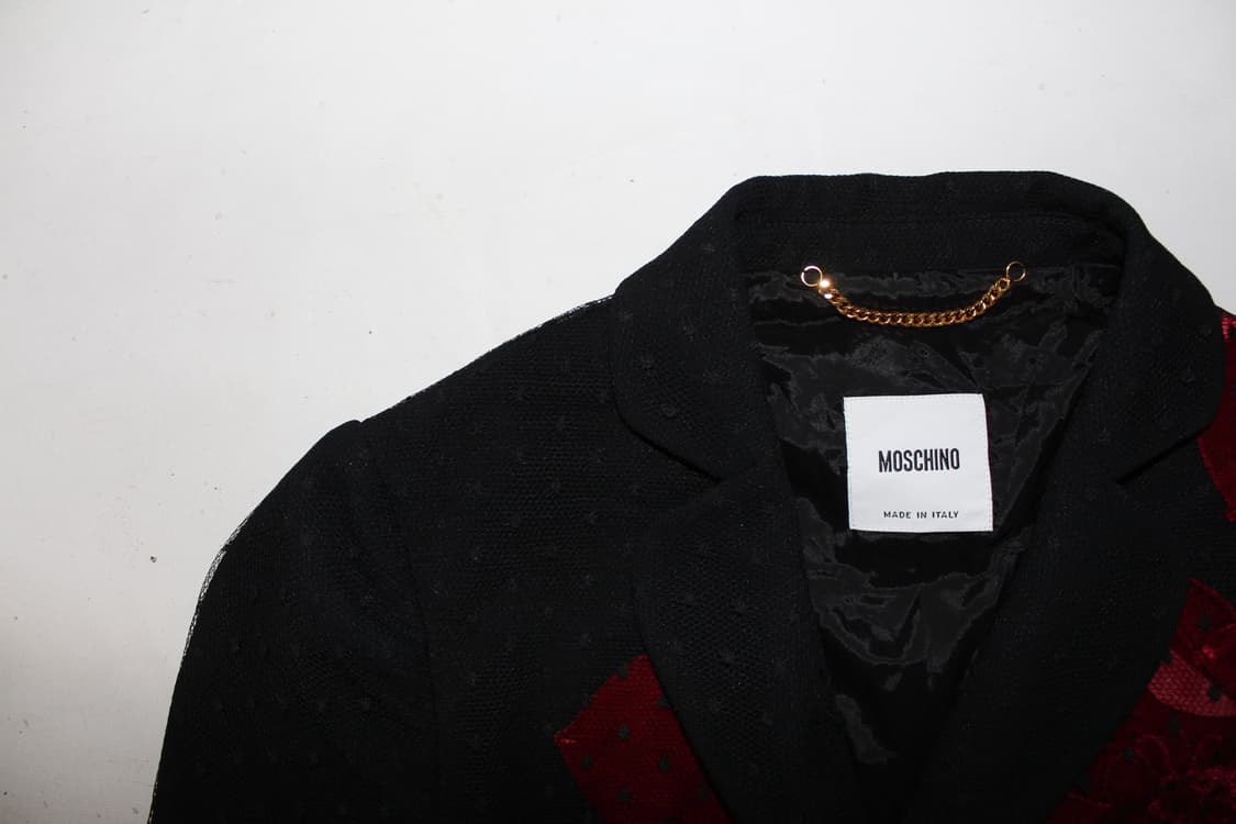 MOSCHINO 09 FW 모스키노 컬렉션 레드 로즈 블레이저 상품이미지2