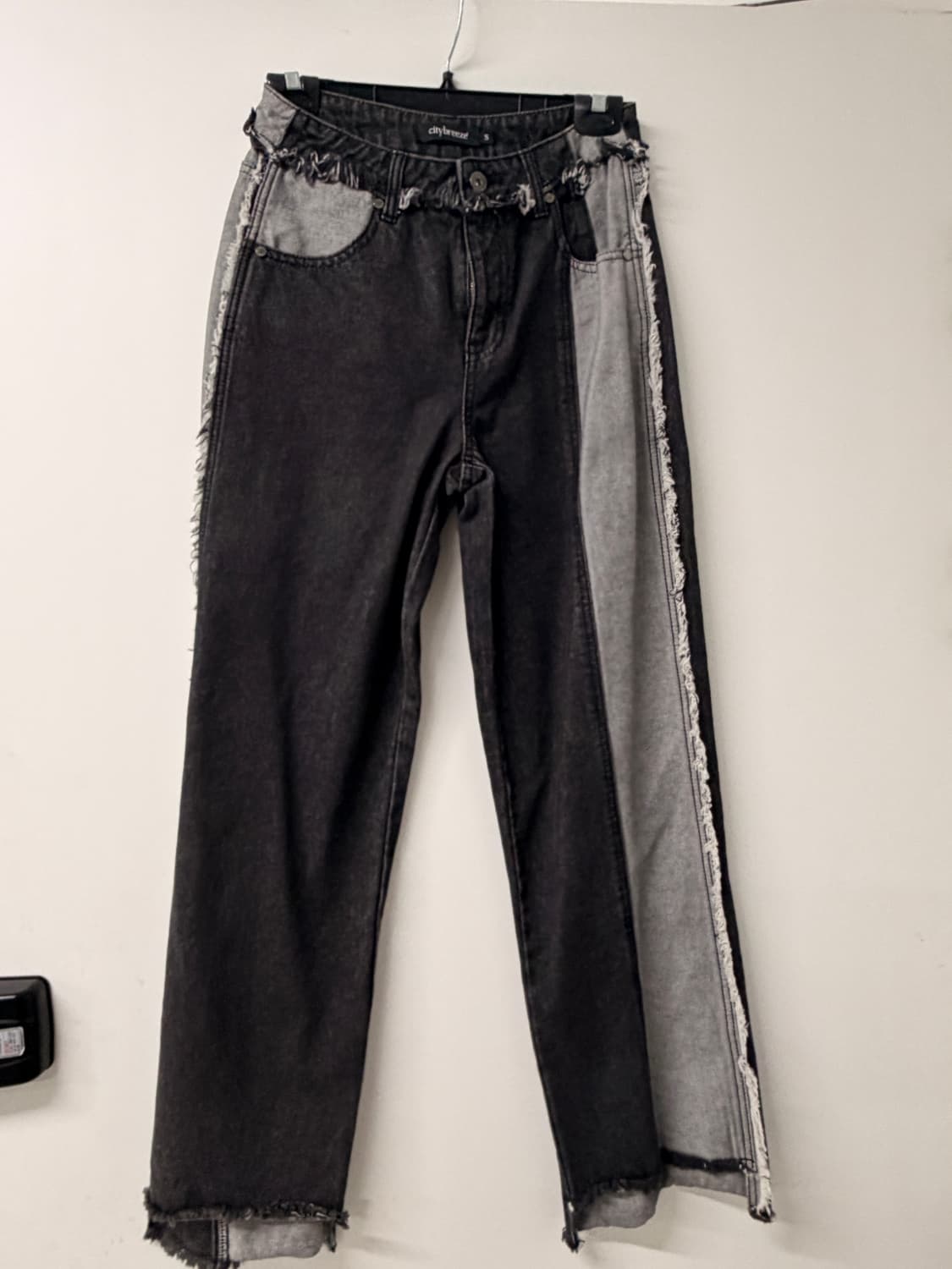 시티브리즈 Citybreeze 배색 데님 팬츠 S (새상품) 상품이미지2