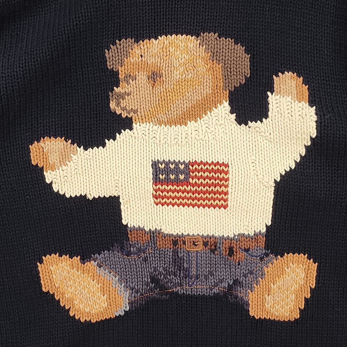 폴로랄프로렌 싯다운 베어 빈티지 니트 상품이미지5