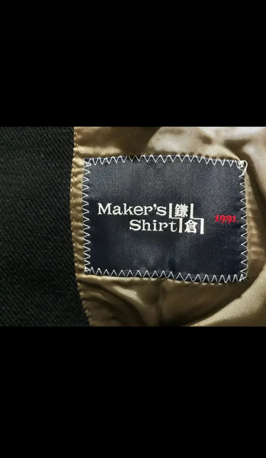 [판매] Kamakura 메이커스 셔츠 가마쿠라 다크 네이비 블레이저 상품이미지9