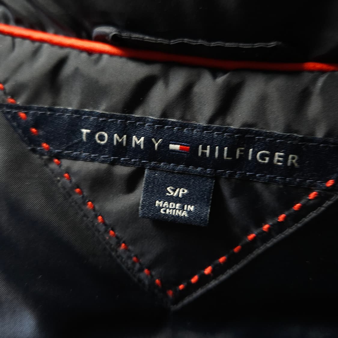 S ) 타미힐피거 여성 네이비 패딩 조끼 상품이미지4