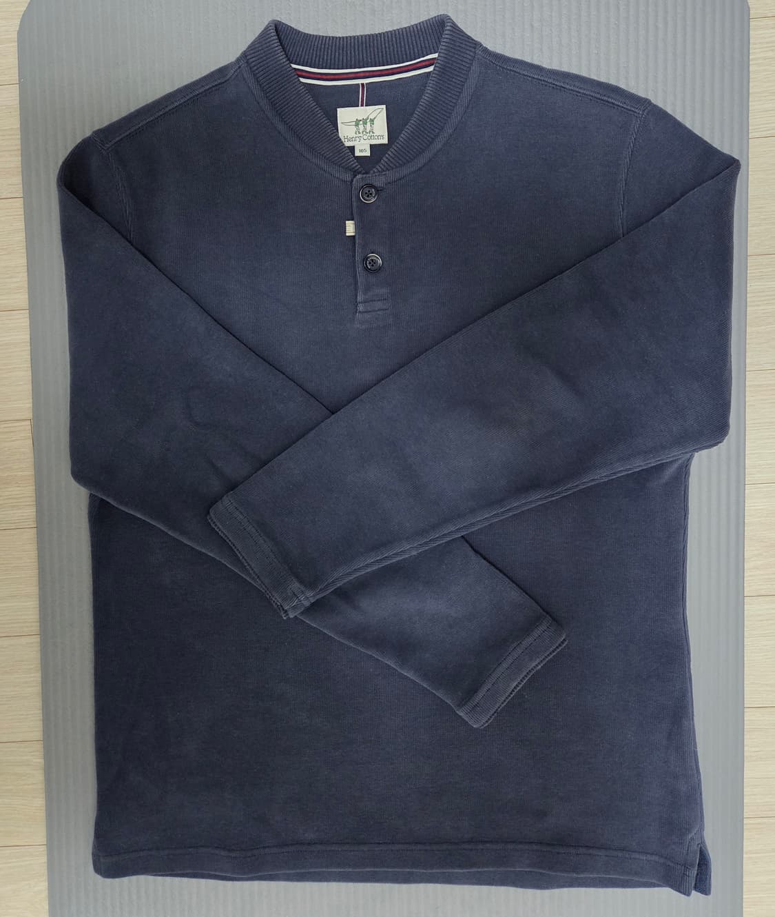 헨리코튼 벨루토 헨리넥 티셔츠 네이비 105XL 사이즈 판매 상품이미지1