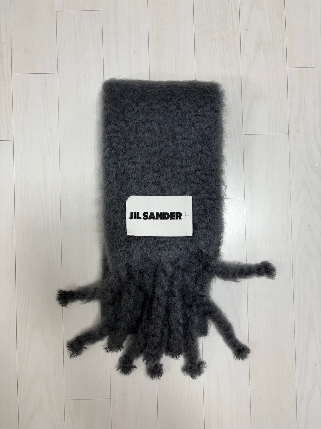 질샌더 울 블랜드 스카프 그레이 상품이미지1