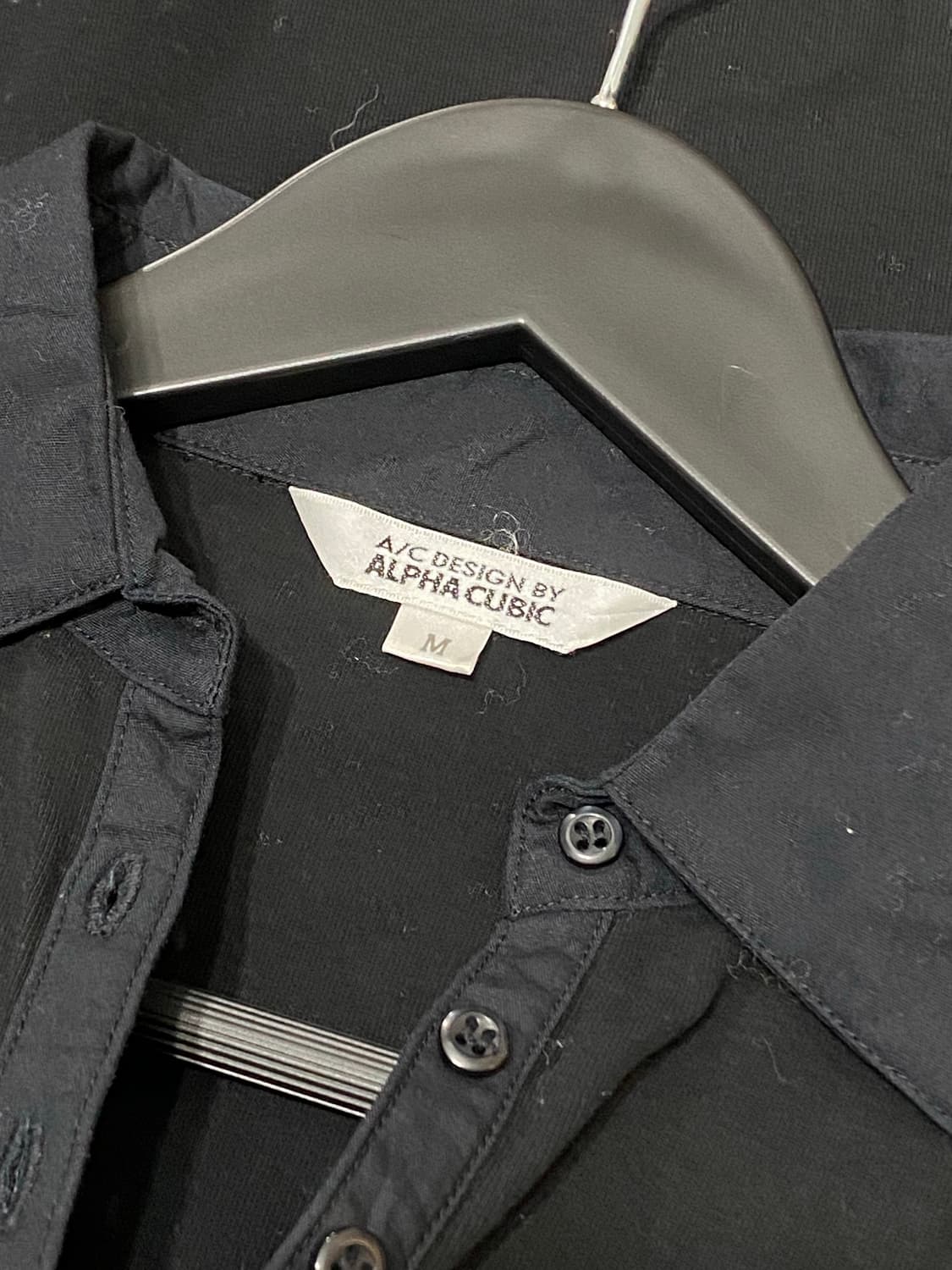 Alpha cubic 큐빅 로고 슬림핏 반팔티셔츠 상품이미지5