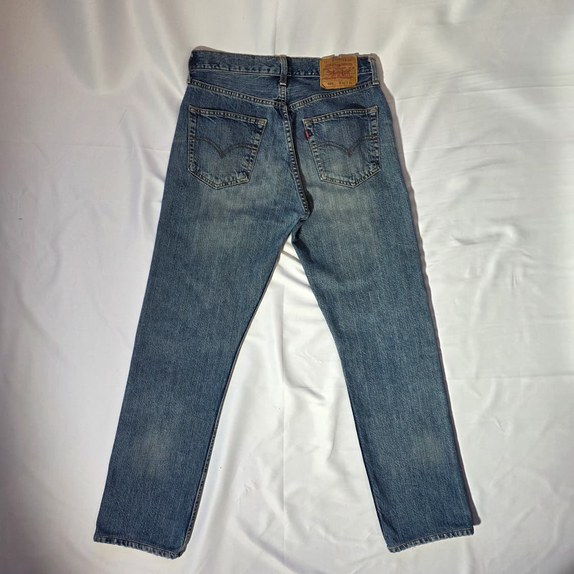 [32X34]00s리바이스 501 빈티지 워싱 데님팬츠 상품이미지5