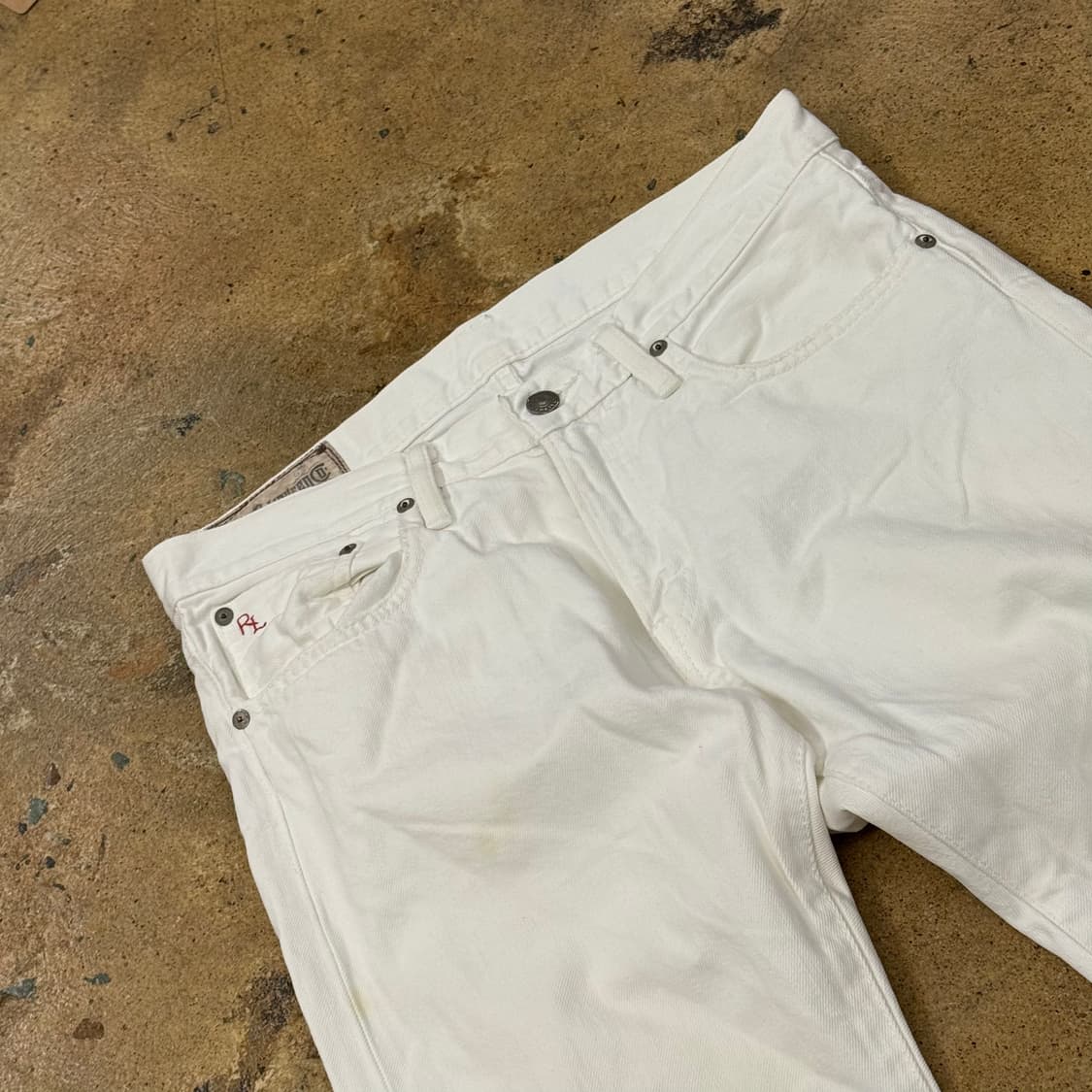 [정품/30] 폴로 랄프로렌 화이트 데님 팬츠 b17 상품이미지1
