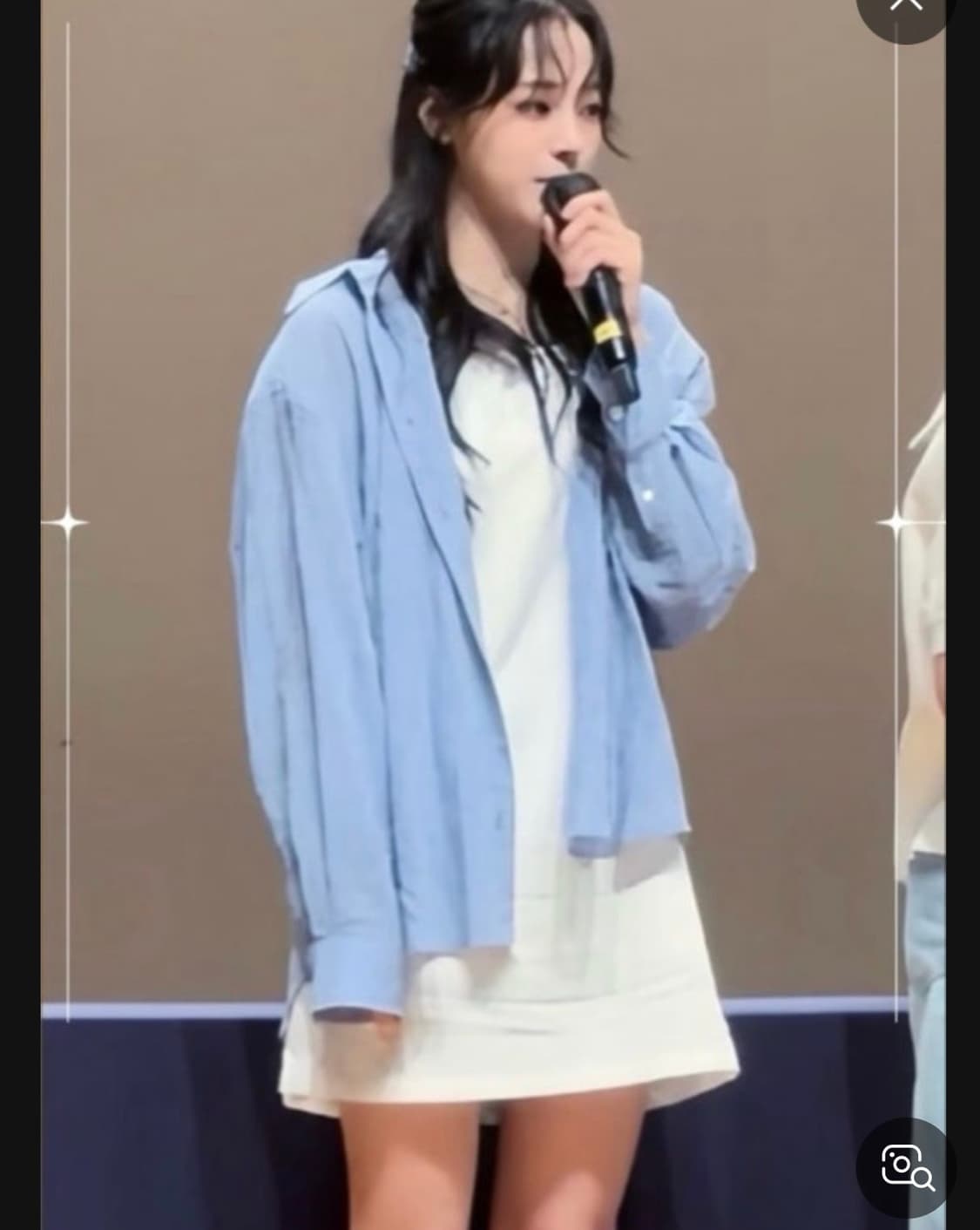 로우클래식 화이트 셔링 원피스 s 상품이미지3