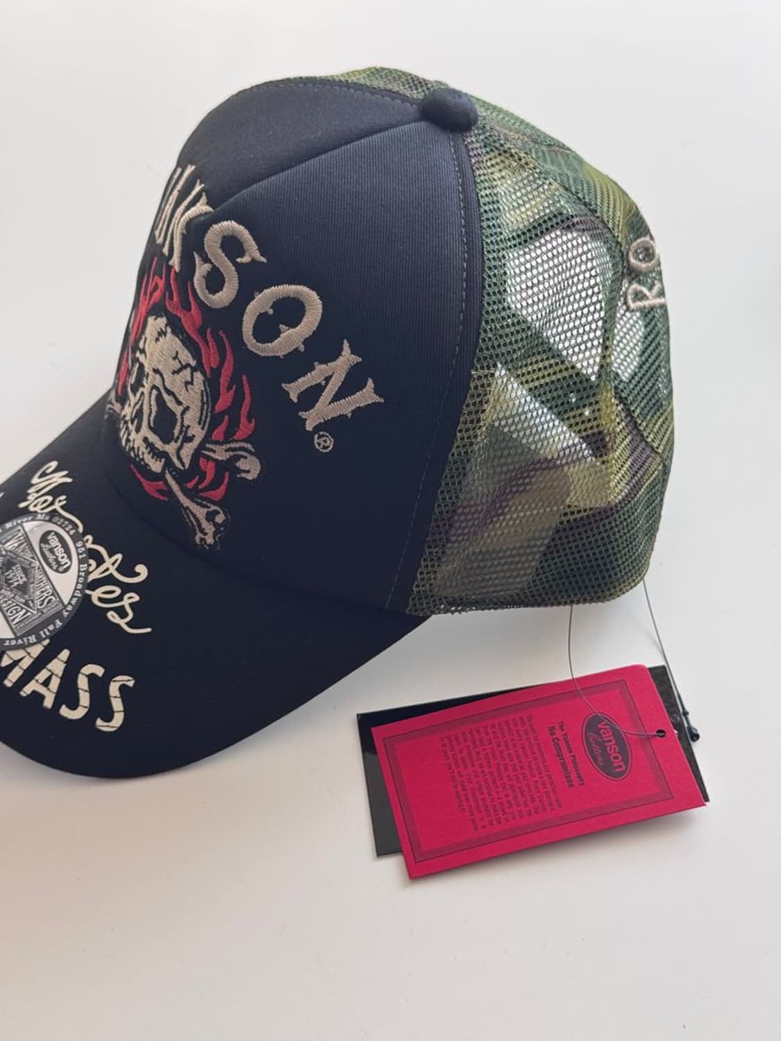 FIRECROSS BONE CAP 파이어 크로스 본 캡 NVCP-2511 상품이미지5