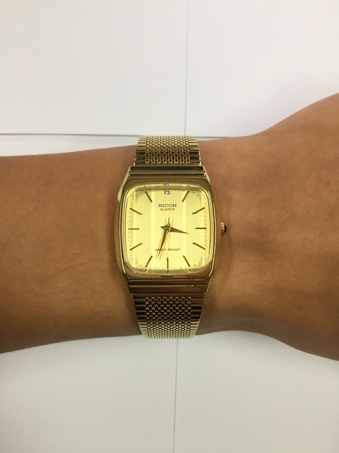 80s ricoh faceted quartz gold 상품이미지7