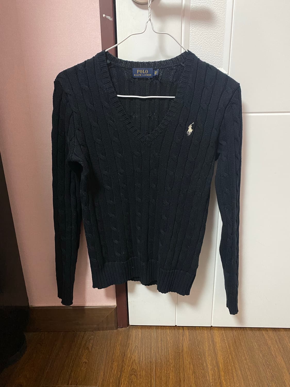 폴로 여성 브이넥니트 상품이미지1