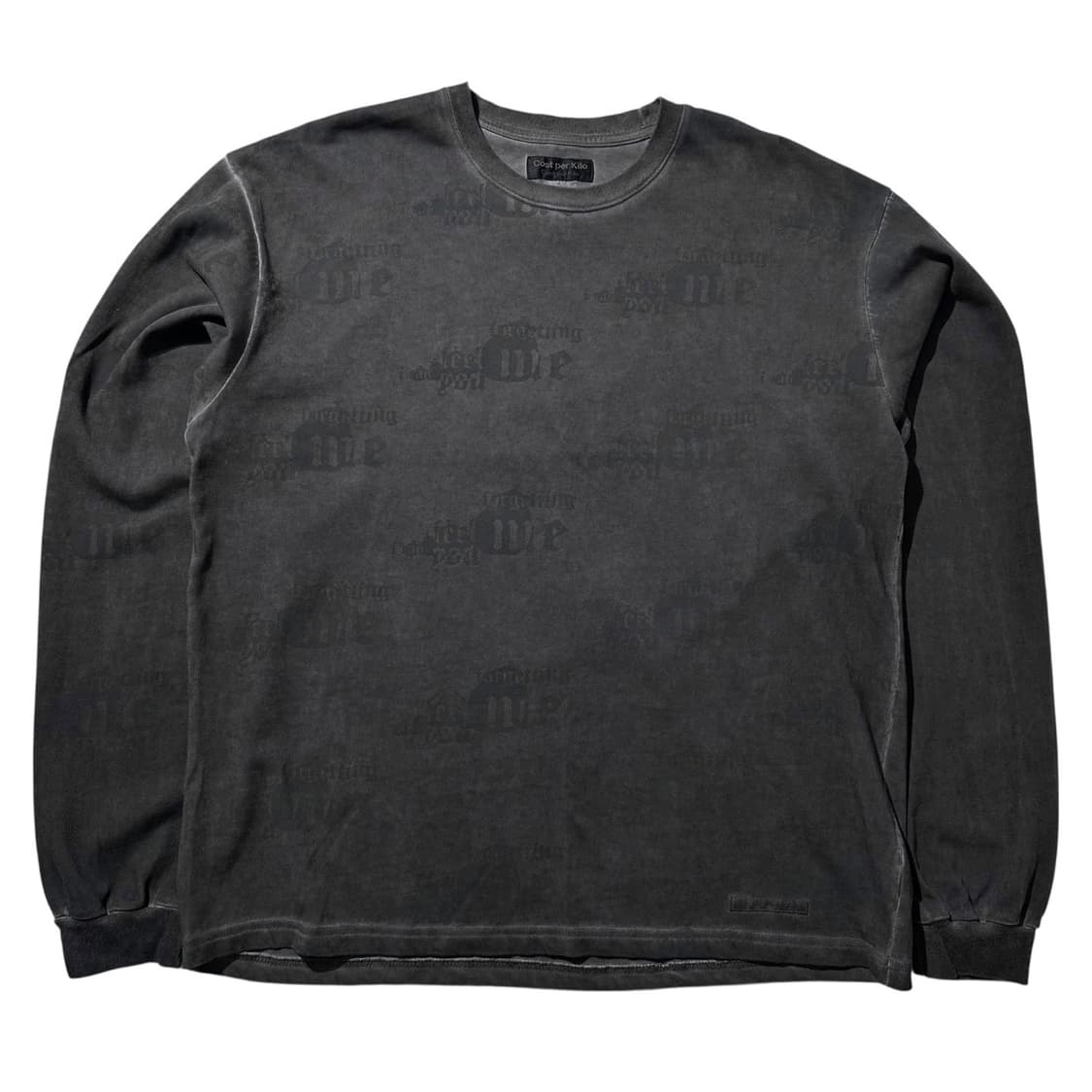 코스트 퍼 킬로 롱슬리브 티셔츠 상품이미지1