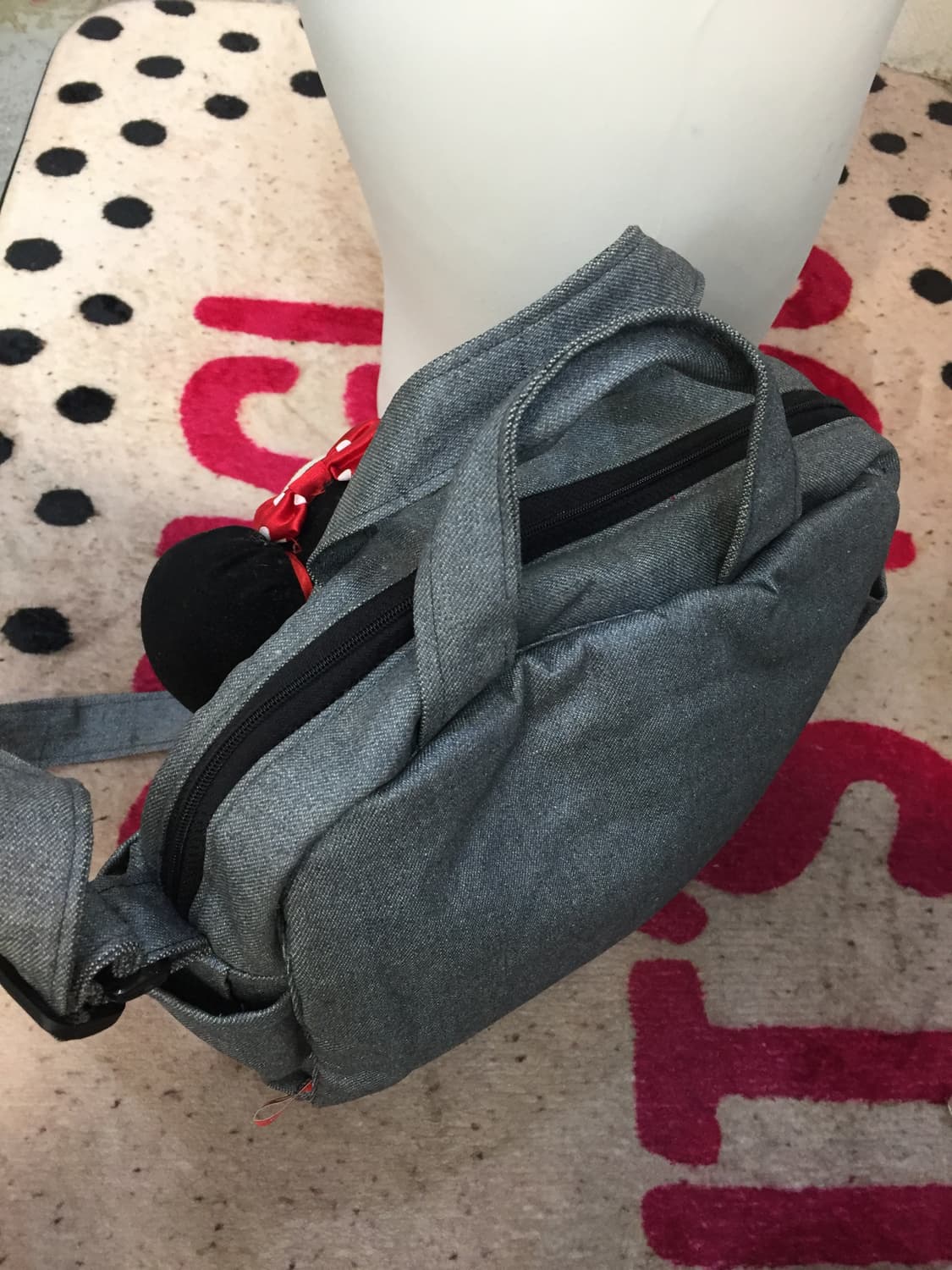 뿌까 입체 인형 가방 상품이미지3