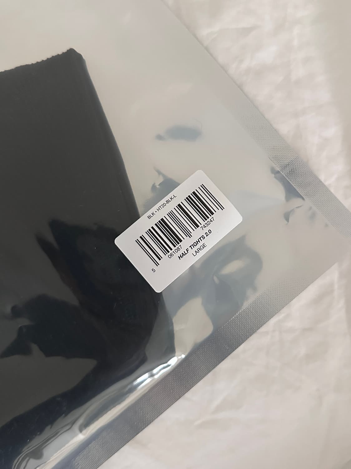 UVU 하프 타이츠 2.0 블랙 L 상품이미지3