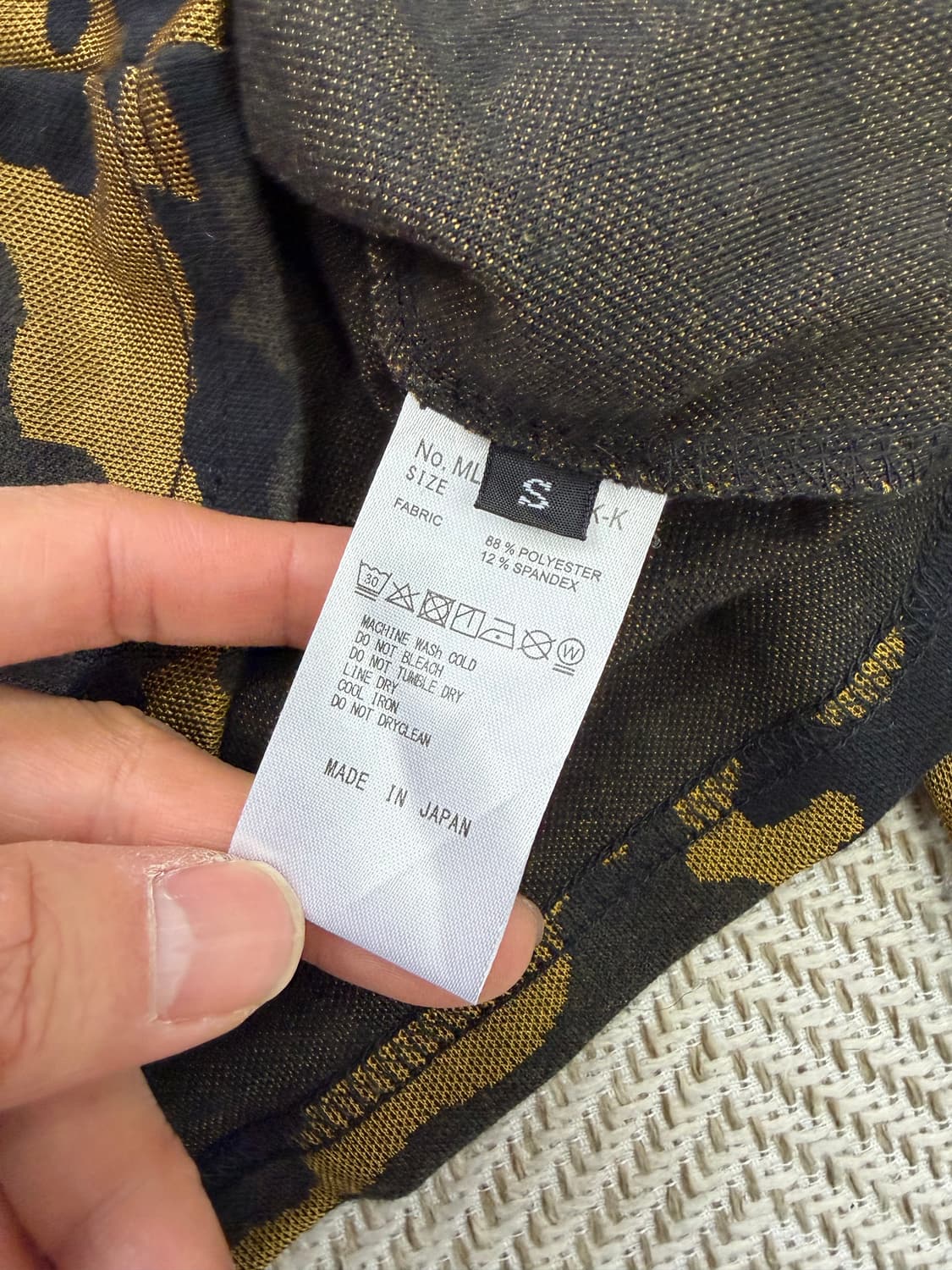 정품) 마크앤로나 여성 카모플라쥬 카라 티셔츠 S 상품이미지7