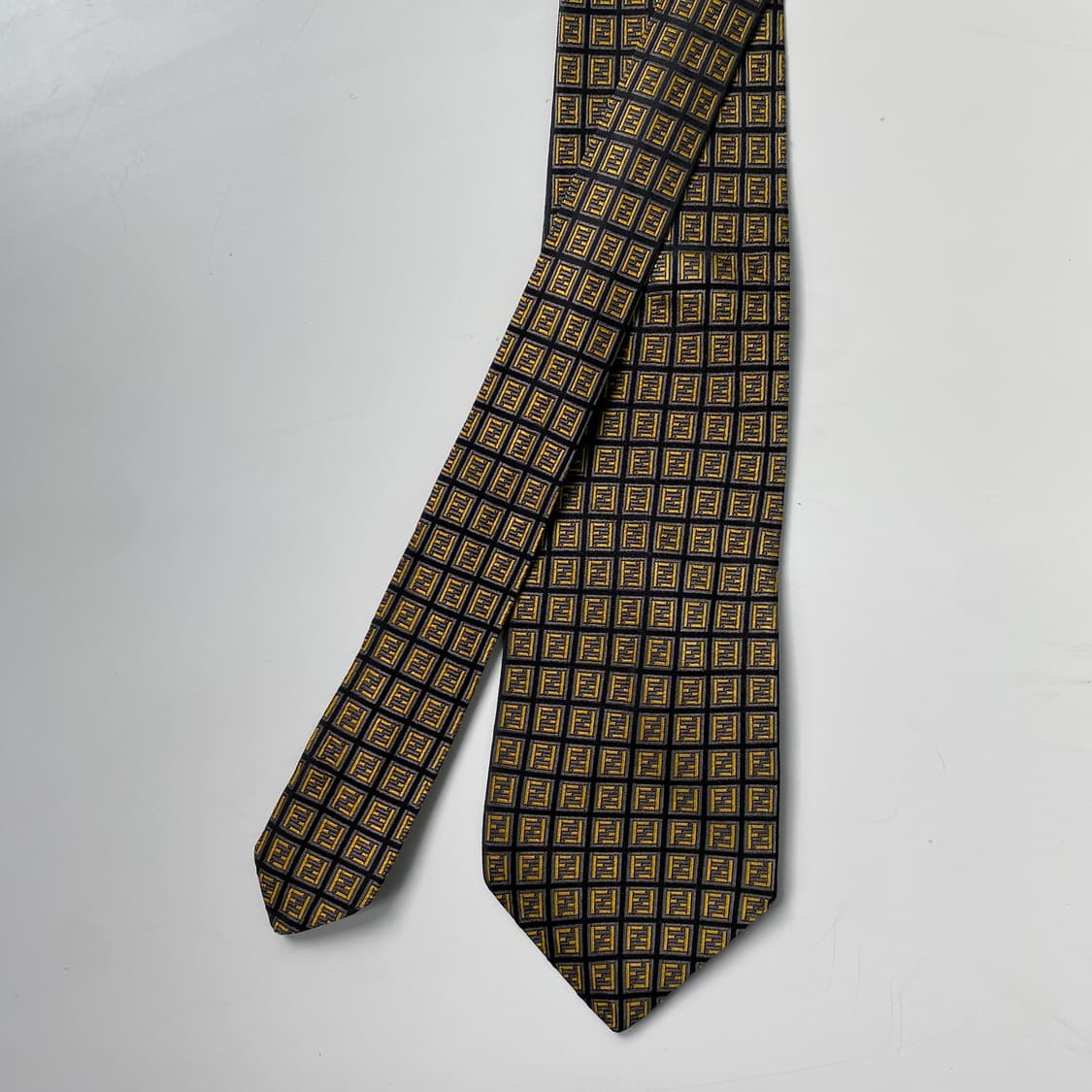 펜디 (FENDI) 모노그램 정품 명품 넥타이 상품이미지2