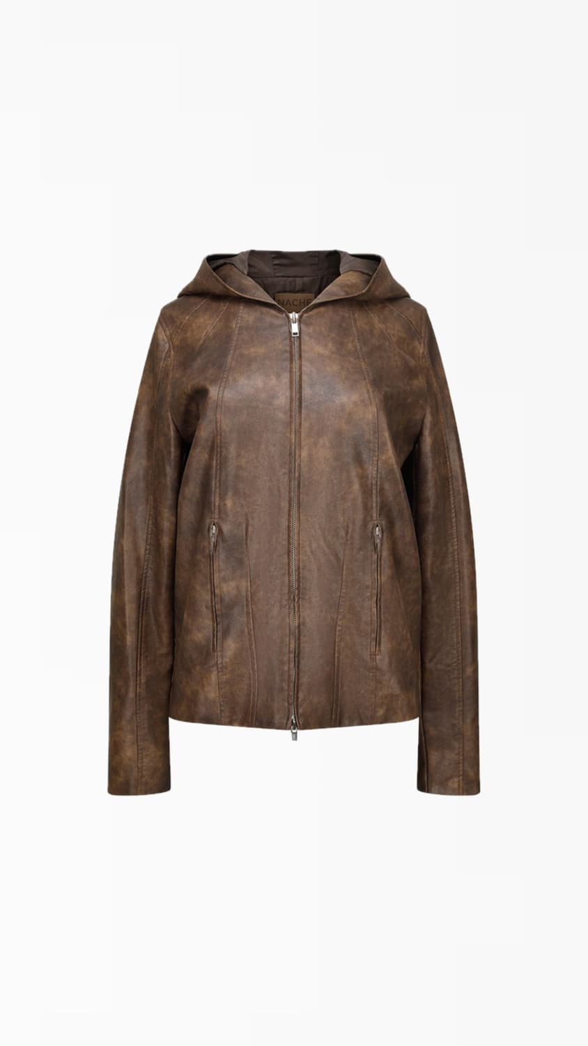 Nache seam leather jk 상품이미지2