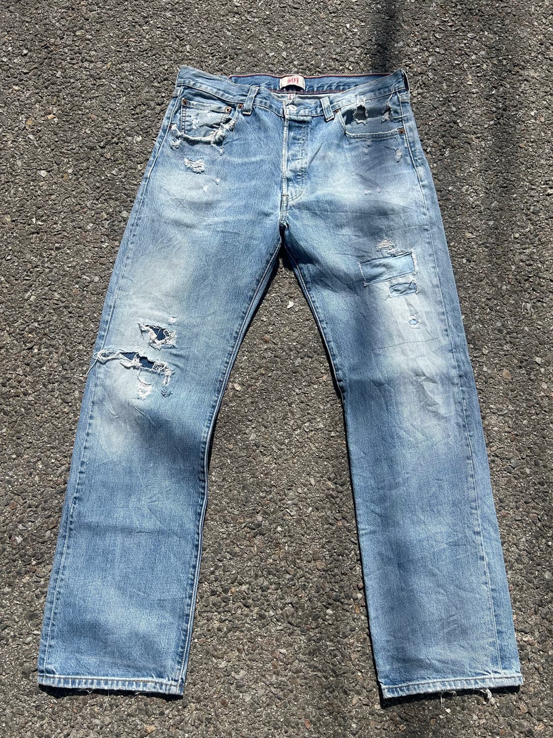 00‘s 리바이스501 리페어진 34in 상품이미지1