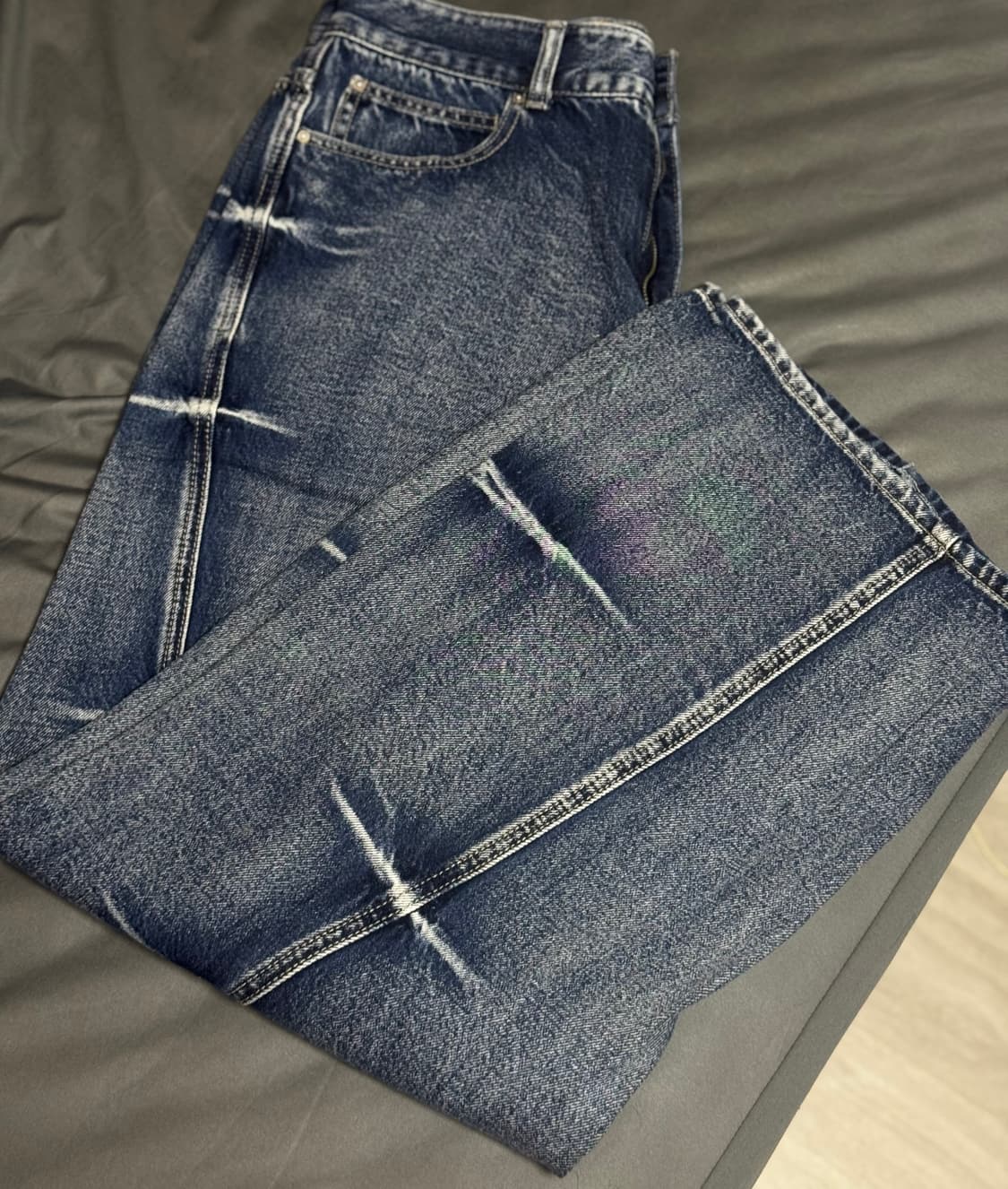 메종미네드 핀치 와이드 데님 상품이미지3