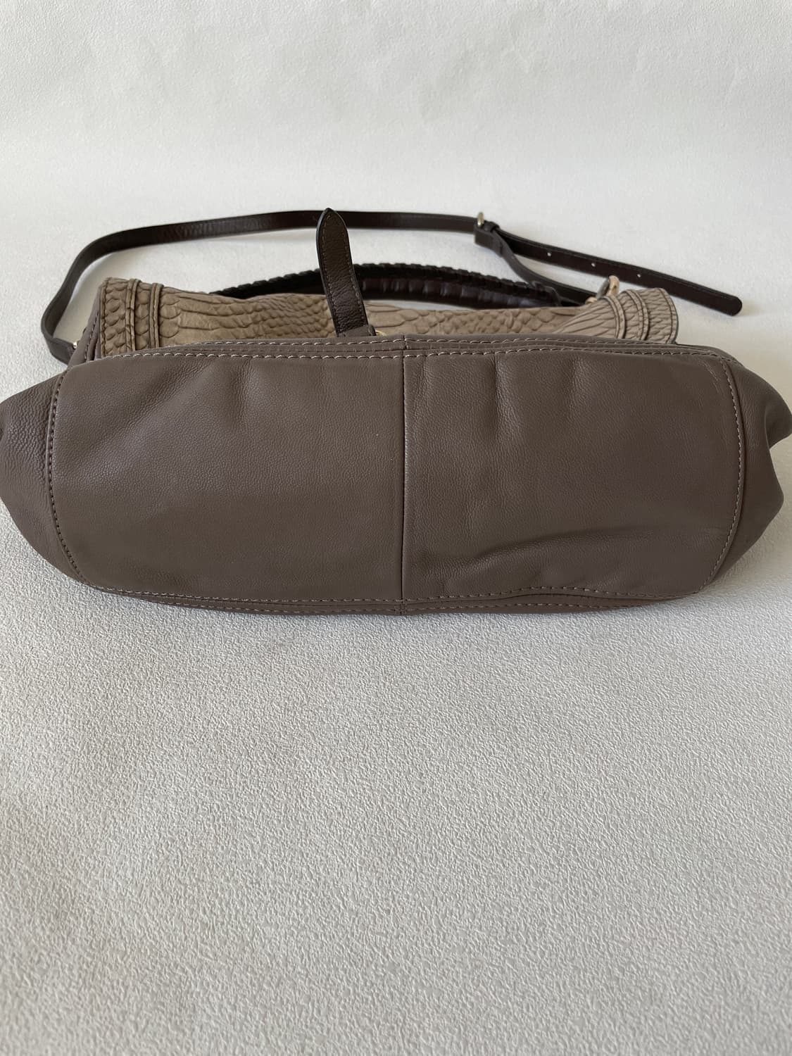 Pre owned 레더 토트 크로스백 상품이미지5