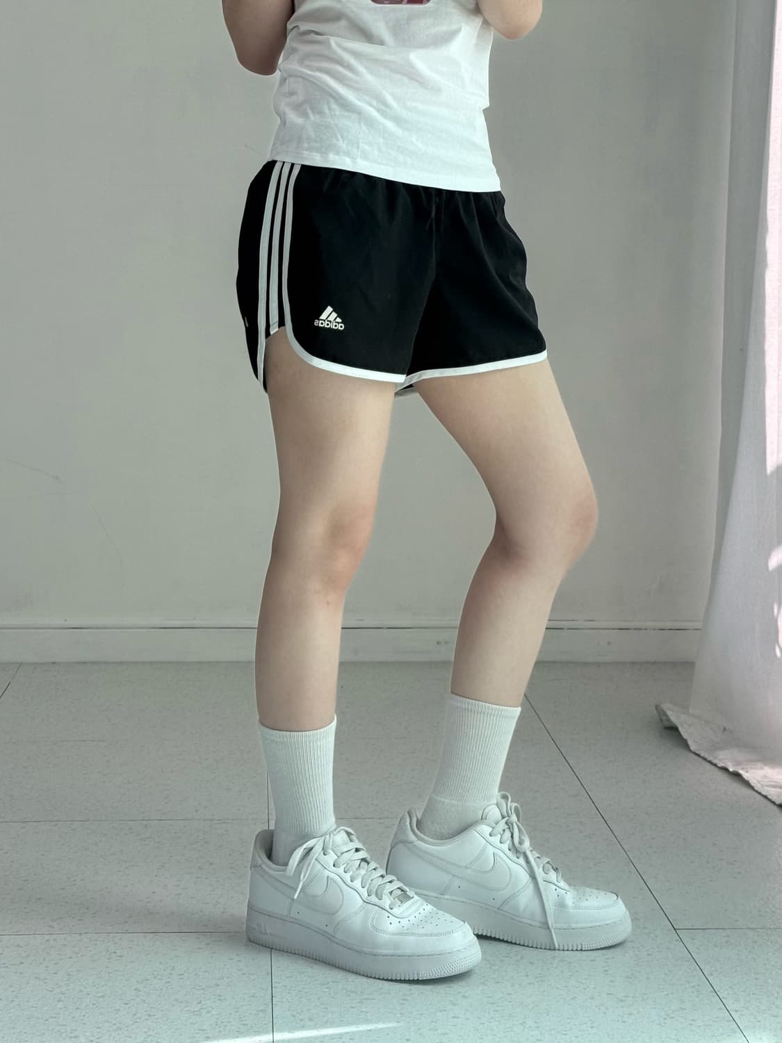 아디다스 블랙 숏팬츠 상품이미지2