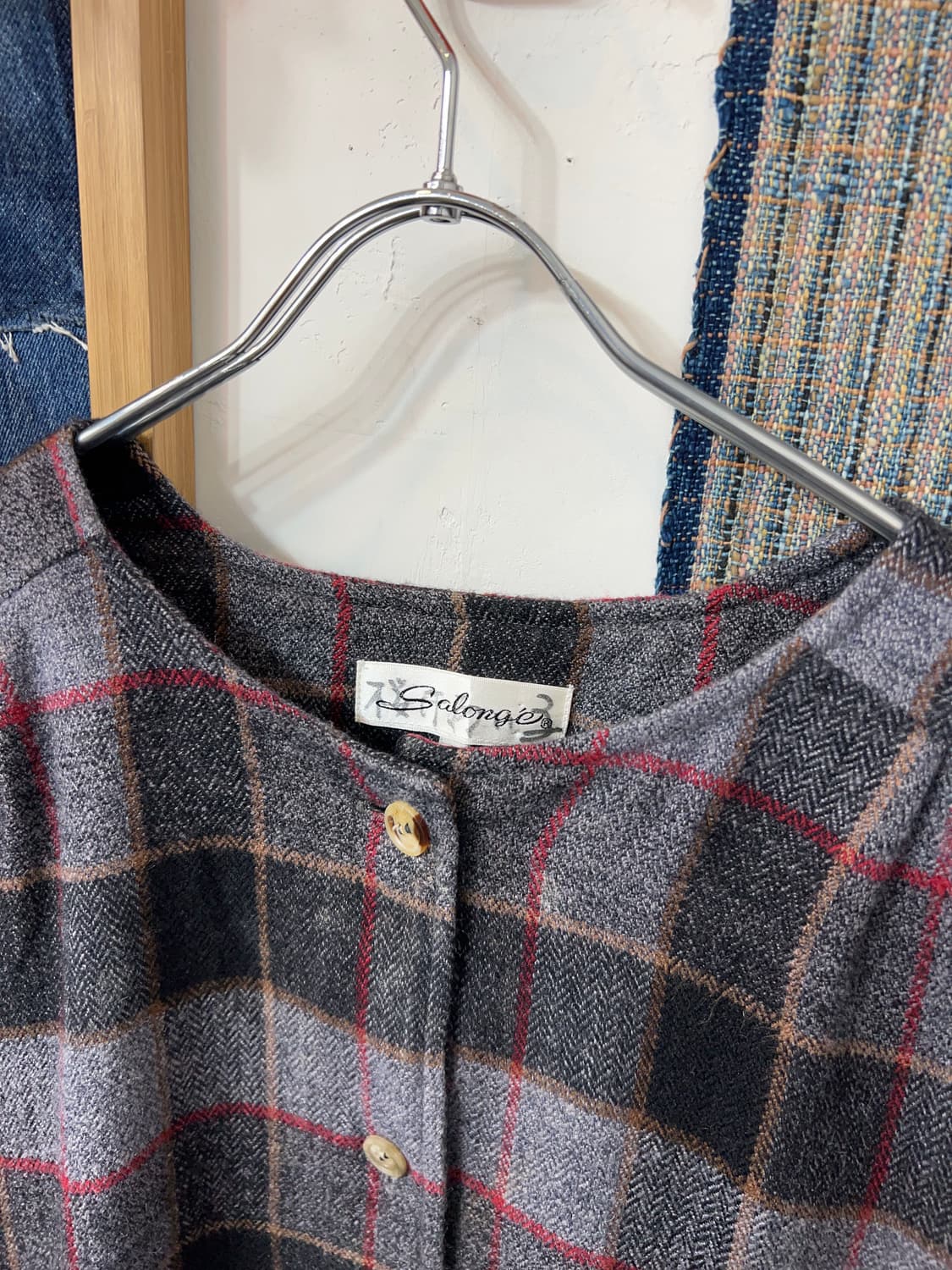 👧🏻SALONGE  Collarless Jacket 상품이미지4