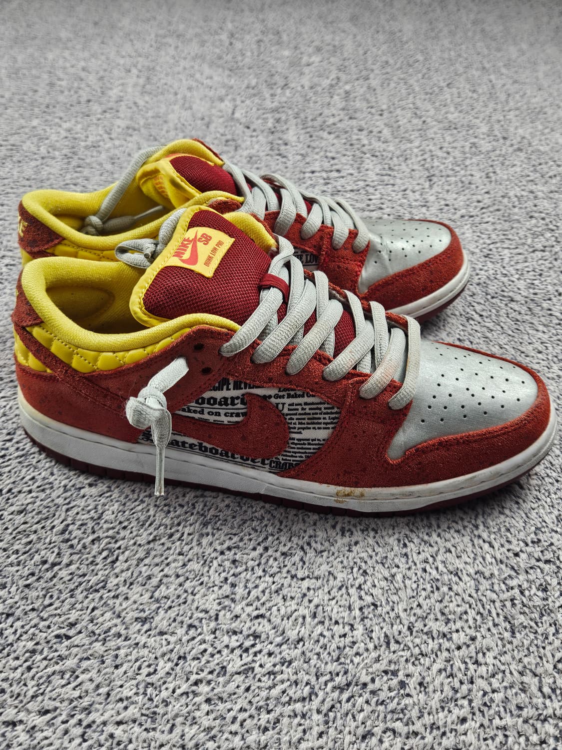 나이키 SB덩크로우프리미엄QS크로피쉬 스니커즈 (260mm)/ 10667 상품이미지5