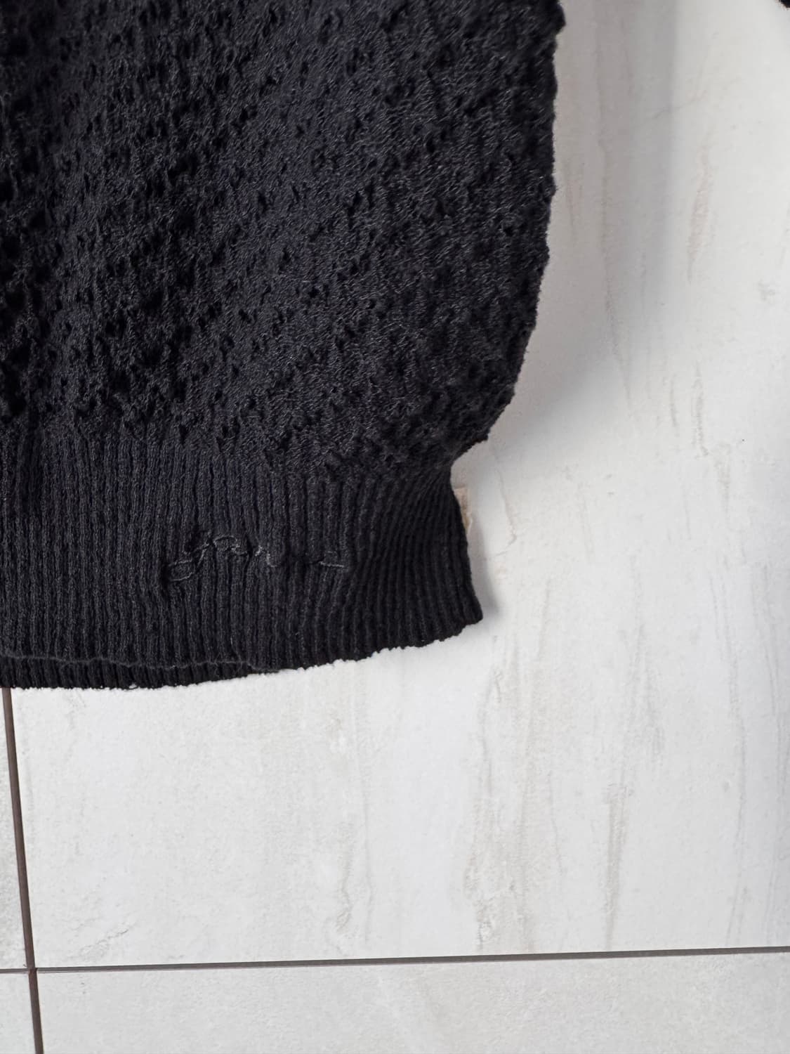 새상품 GANNI 블랙 니트 탑 XXS(44사이즈,55가능) 상품이미지6