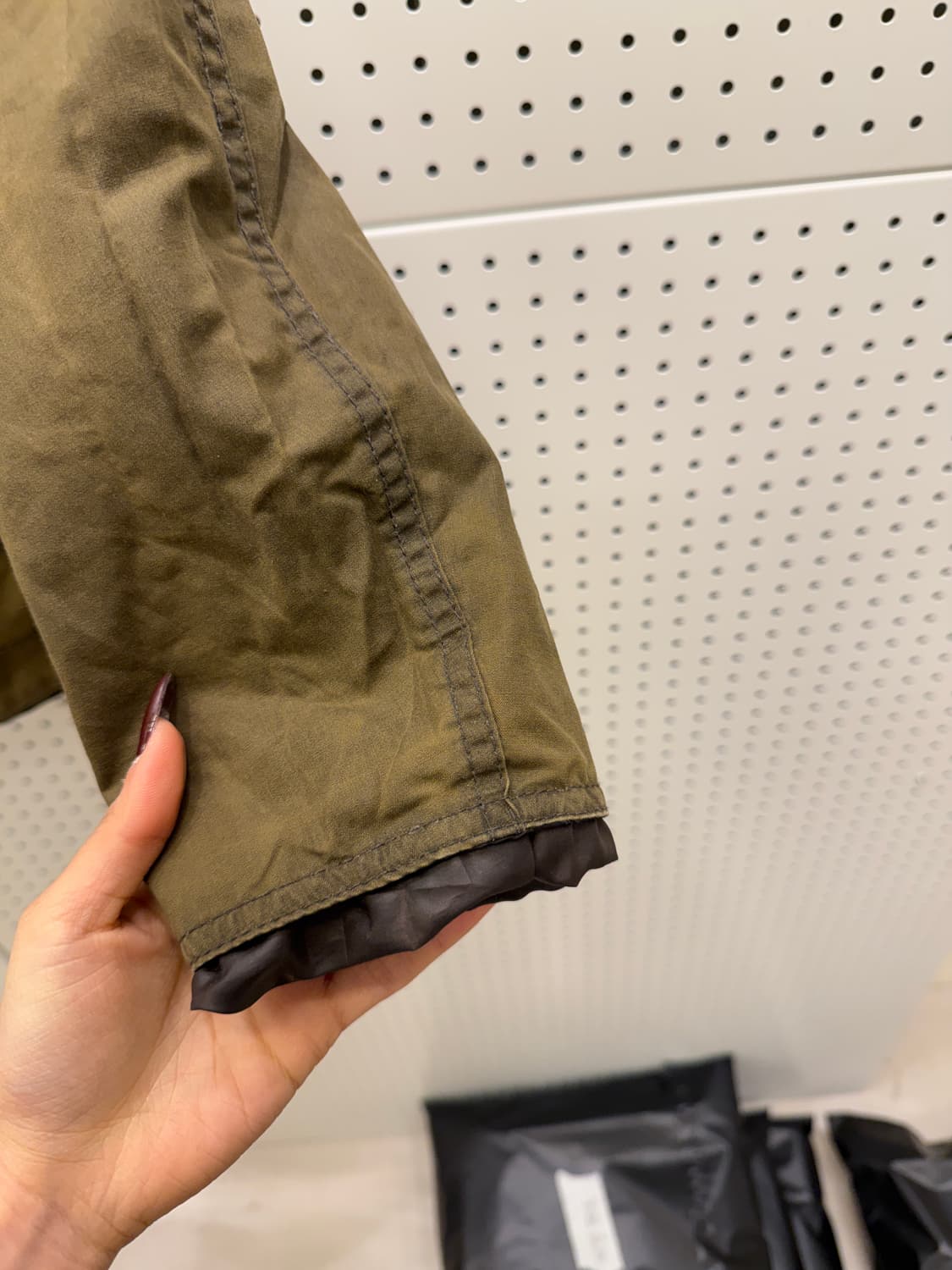 바버 누빔 왁스 자켓 U1333 상품이미지4