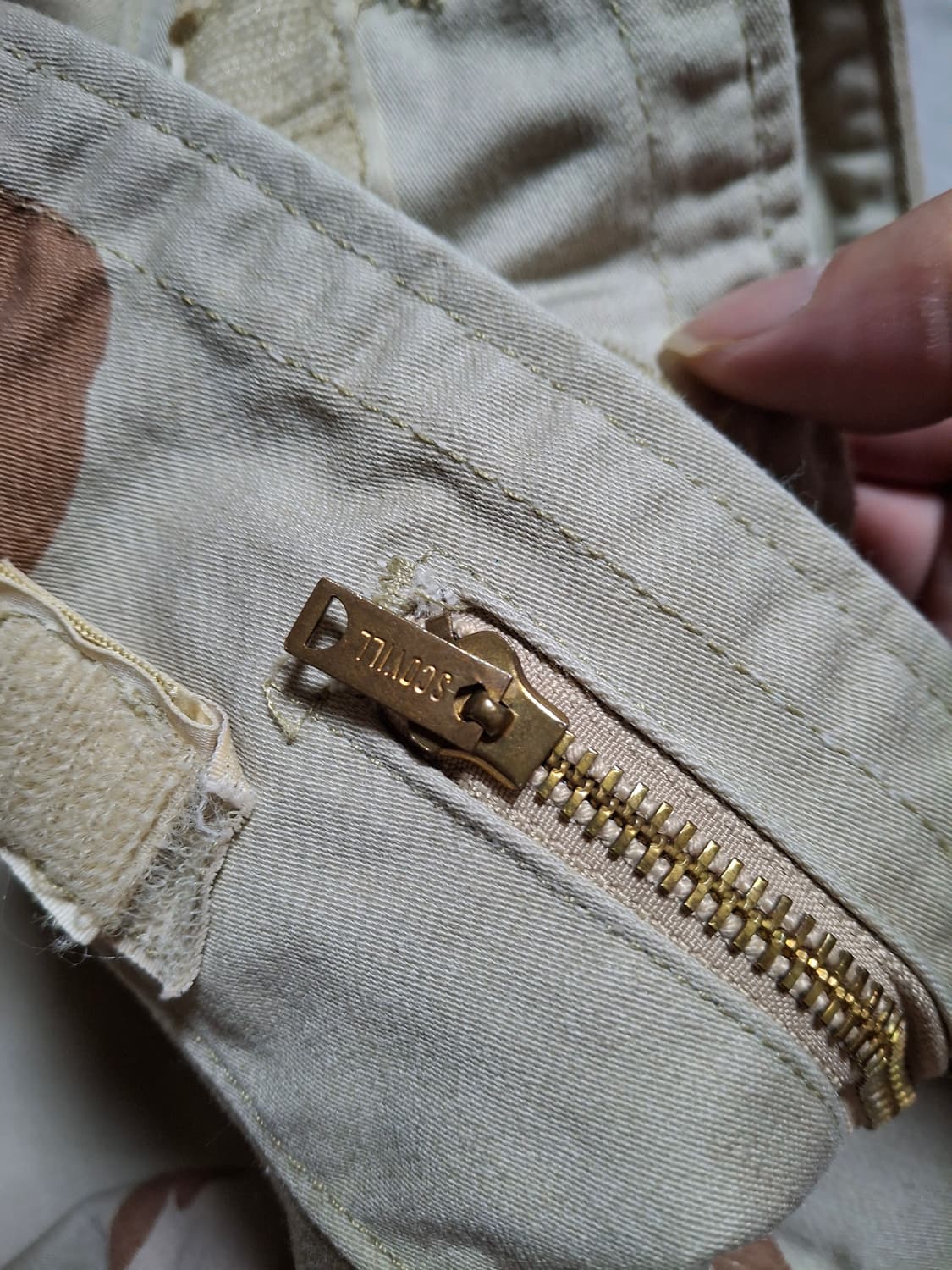 90s 알파인더스트리 데저트카모 m65필드 자켓 usa 상품이미지5