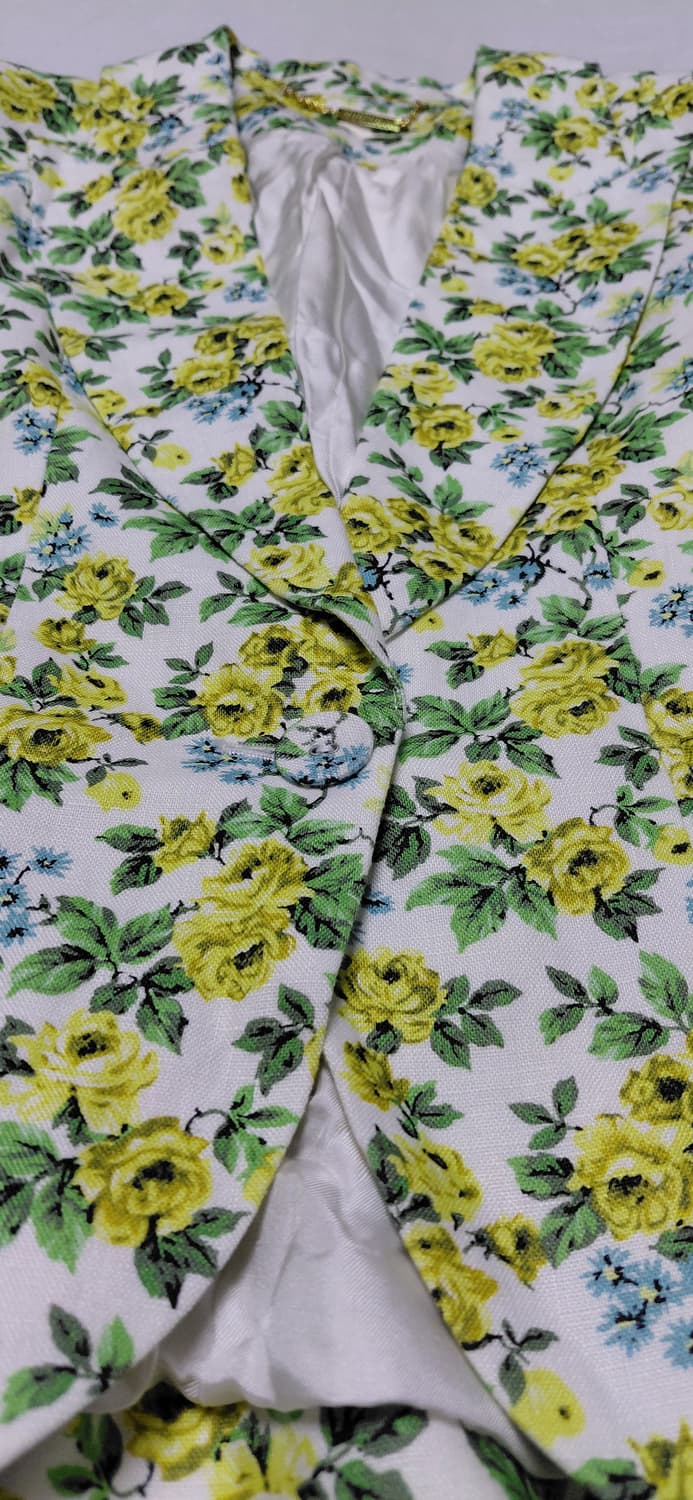 [ZIMMERMANN] 짐머만 옐로우 로즈 플로럴 린넨 블레이저 상품이미지10