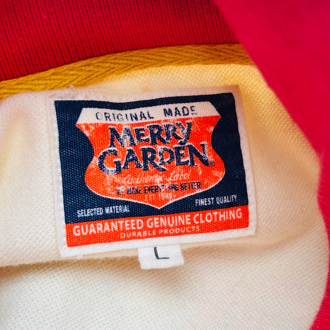 일본 빈티지 펑크 화이트 트랙탑 져지 L 상품이미지7