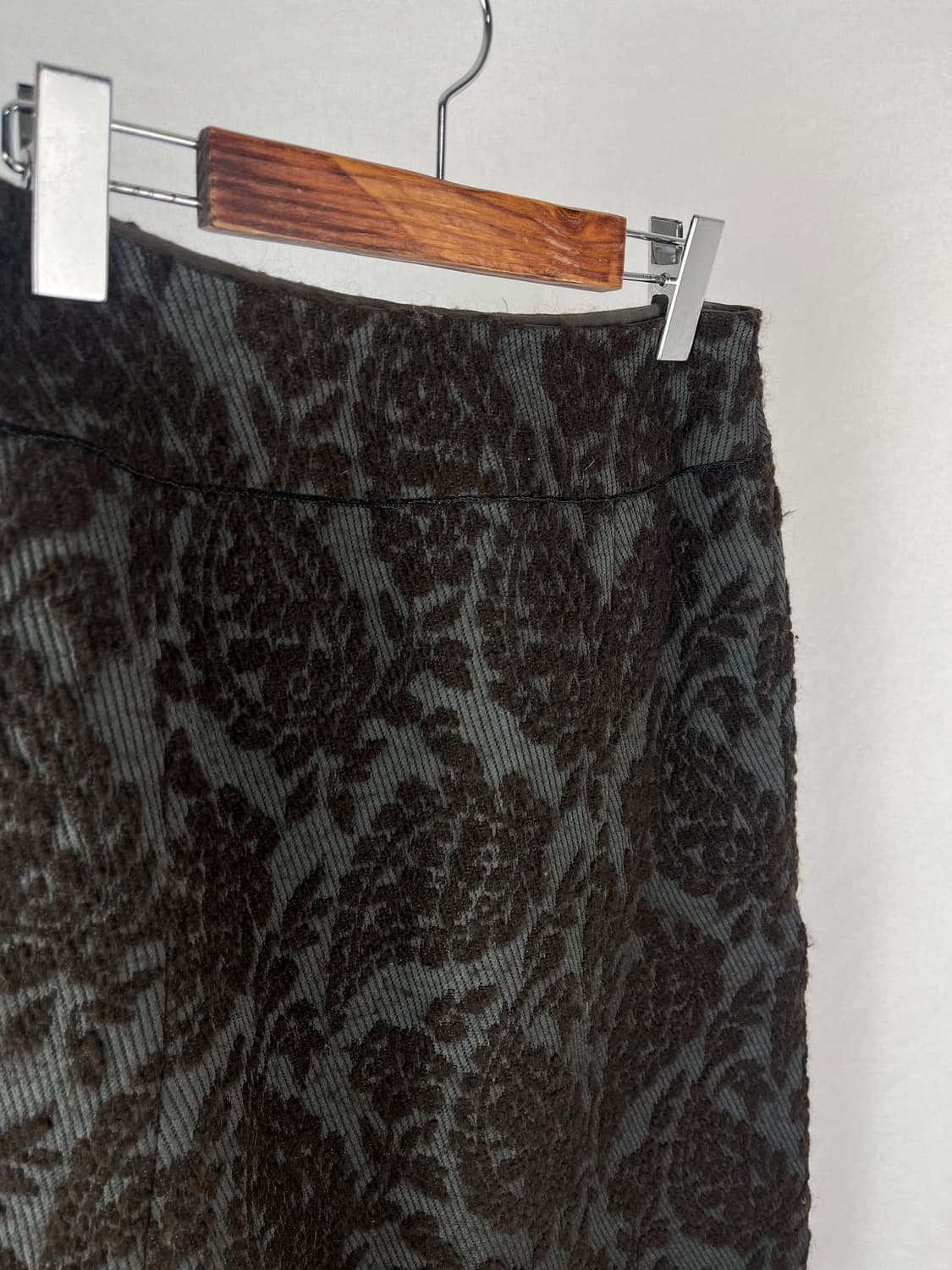 Scapa (maede in japan) 페이즐리 패턴 미디 스커트  상품이미지3