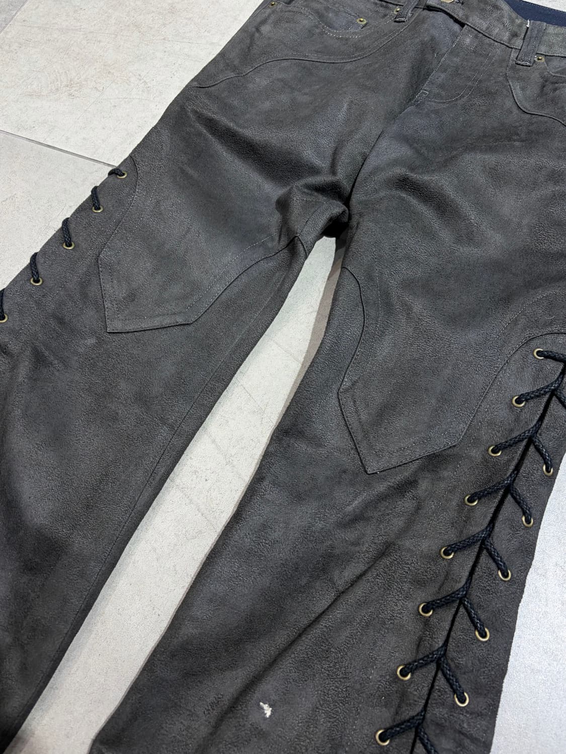 토네이도 마트 웨스턴 부츠컷 팬츠 릭 오웬스맛 팬츠 상품이미지4