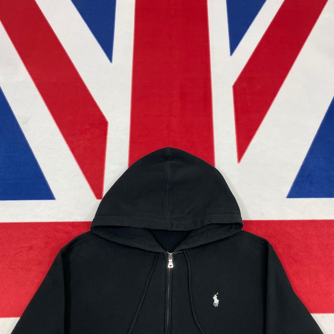 폴로 오버핏 후드집업 여성 M  상품이미지3