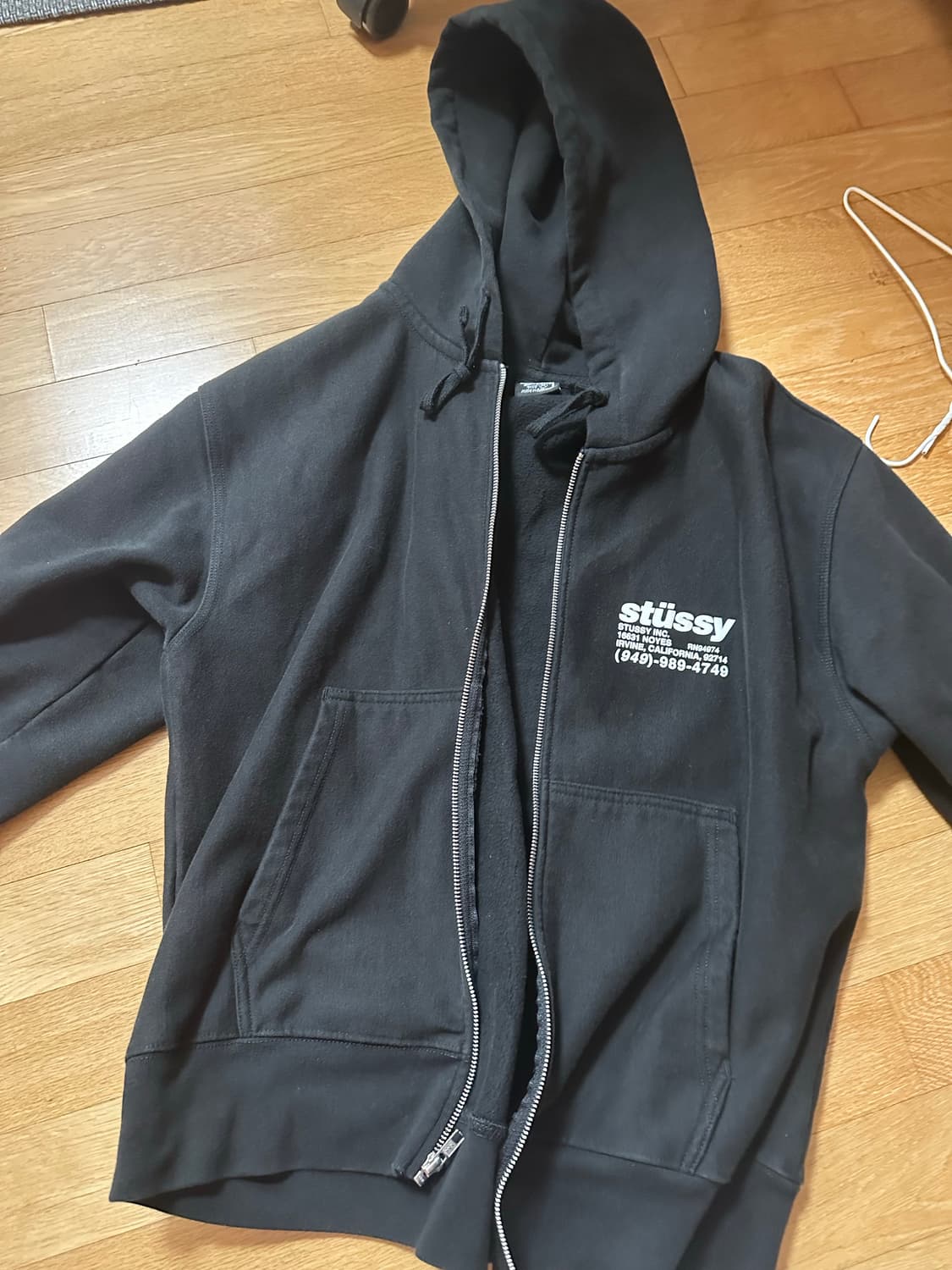 스투시 dna 후드집업 m 사이즈 상품이미지4