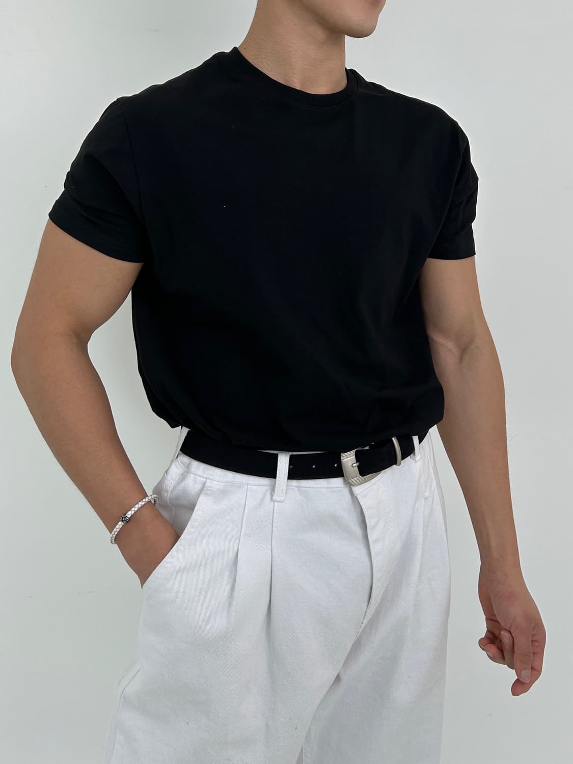 모즈 머슬핏 반팔 상품이미지2