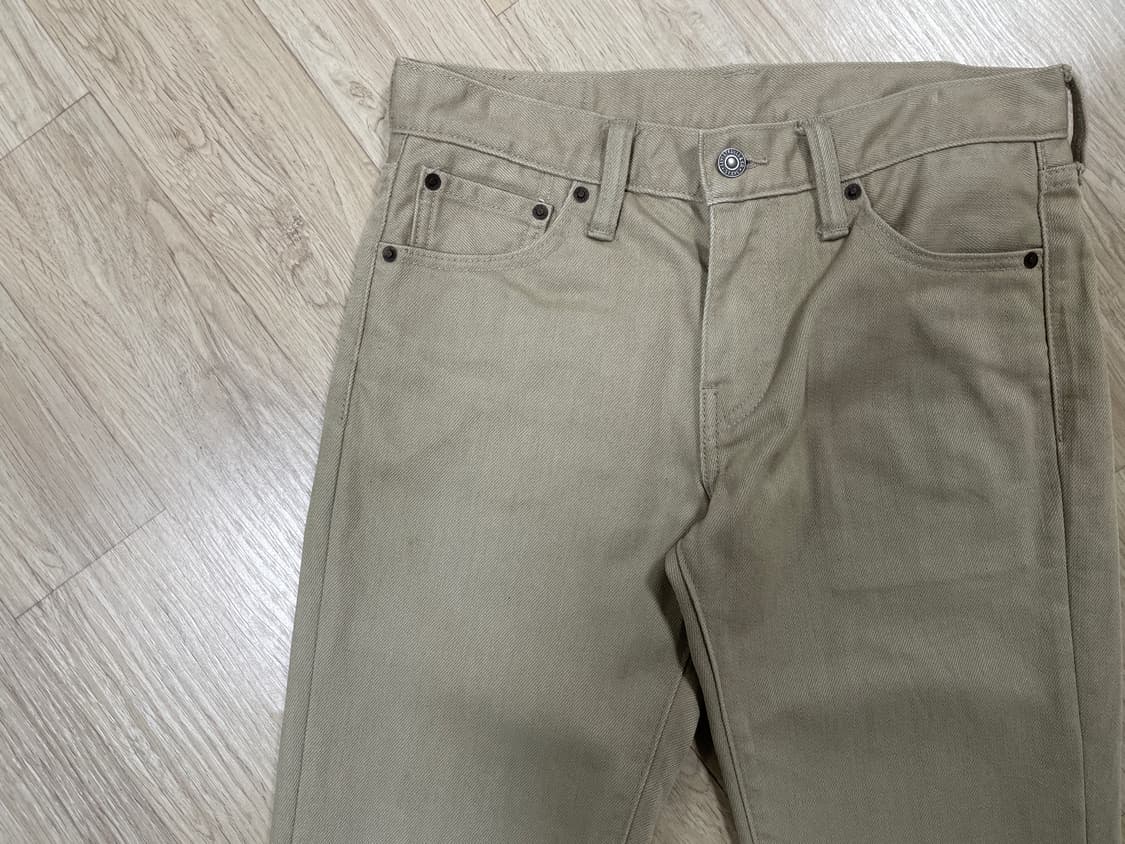 30) 리바이스 매장판 511 슬림핏 기모 베이지 데님팬츠(LVC&폴로) 상품이미지4