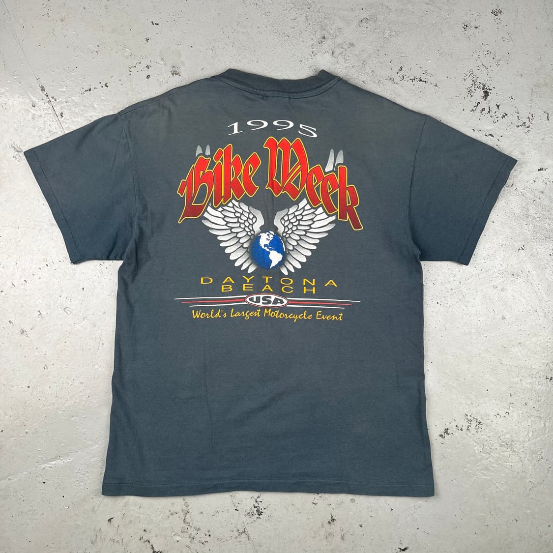 빈티지 1995 데이토나 비치 바이크 위크 반팔 상품이미지2