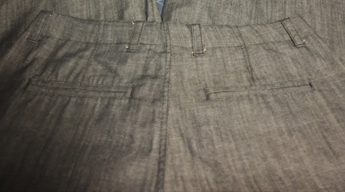 커스텀어클락 코튼 워시드 린넨 버뮤다 팬츠 CP인디고 (32) 상품이미지4