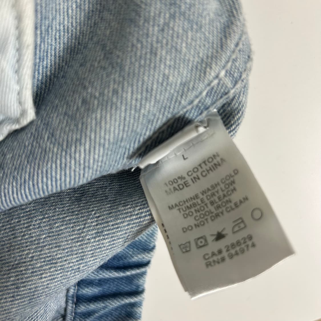 L 스투시 데님 워크 자켓 상품이미지7