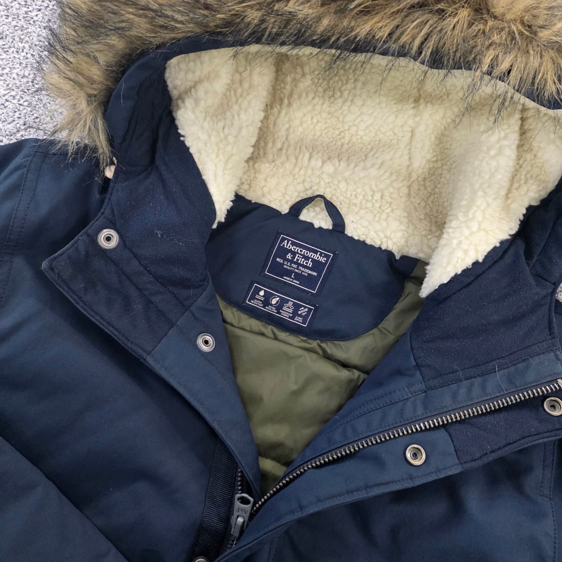 [L] 아베크롬비 야상 패딩점퍼 1209EB1 상품이미지2