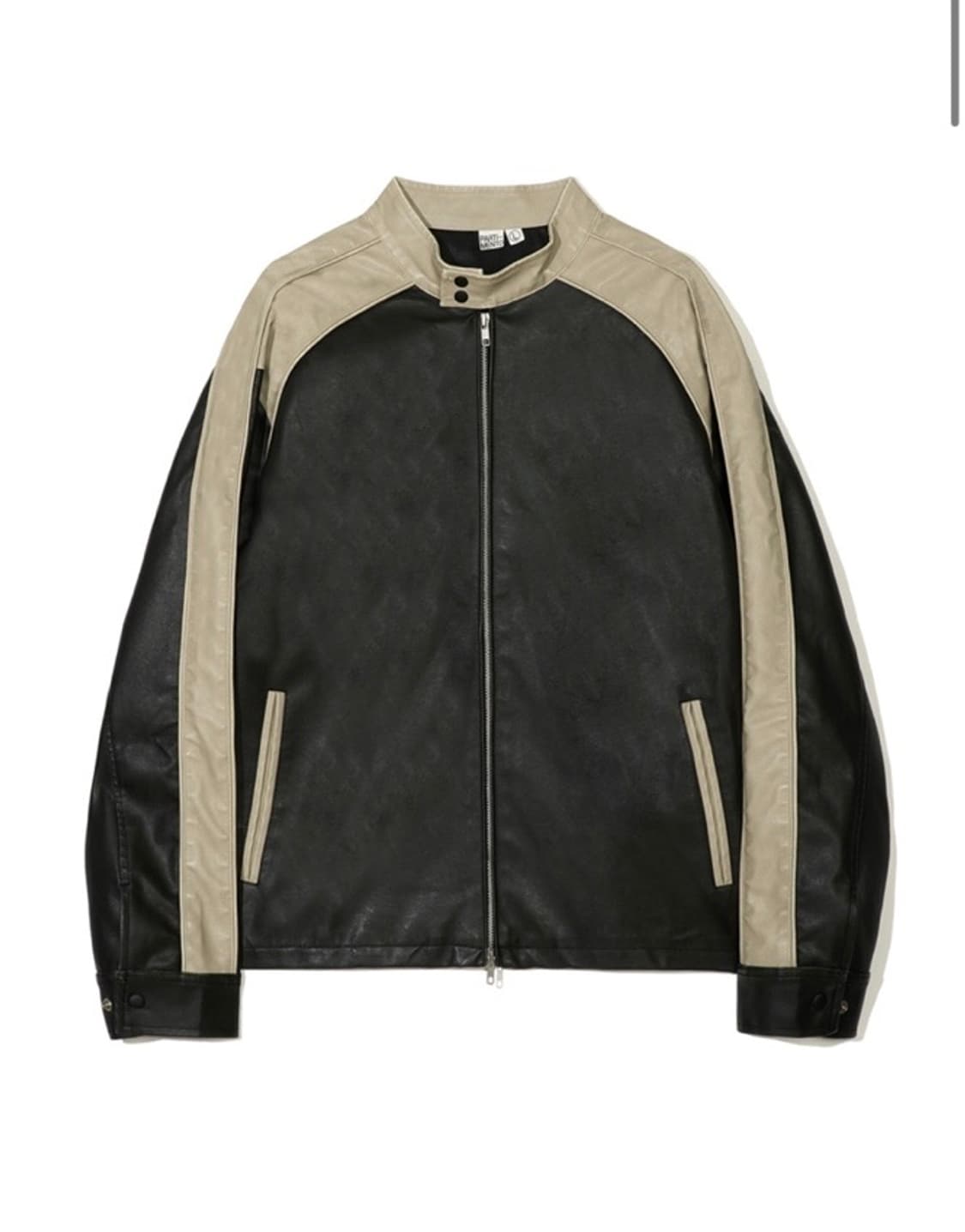 PARTIMENTO LEATHER BIKER JACKET 상품이미지1