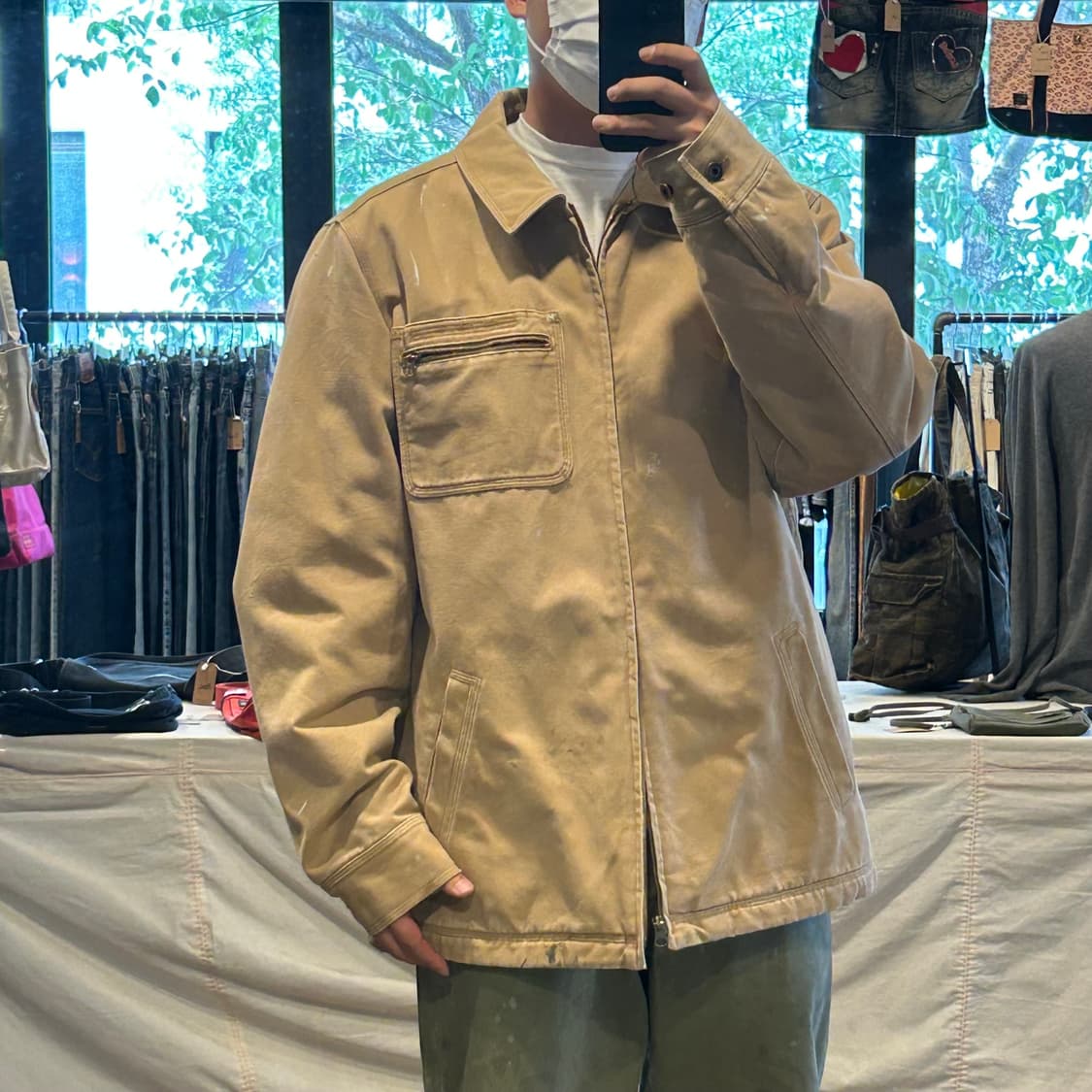 XL) LL BEAN 엘엘빈 USA 워크웨어 덕 캔버스 자켓 상품이미지10