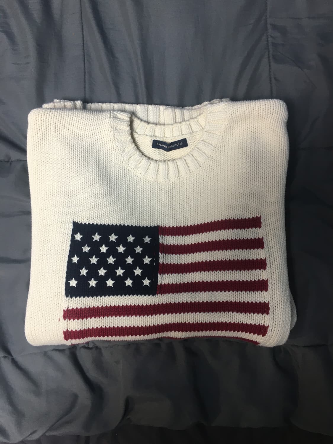 브랜디멜빌 성조기 니트 상품이미지1