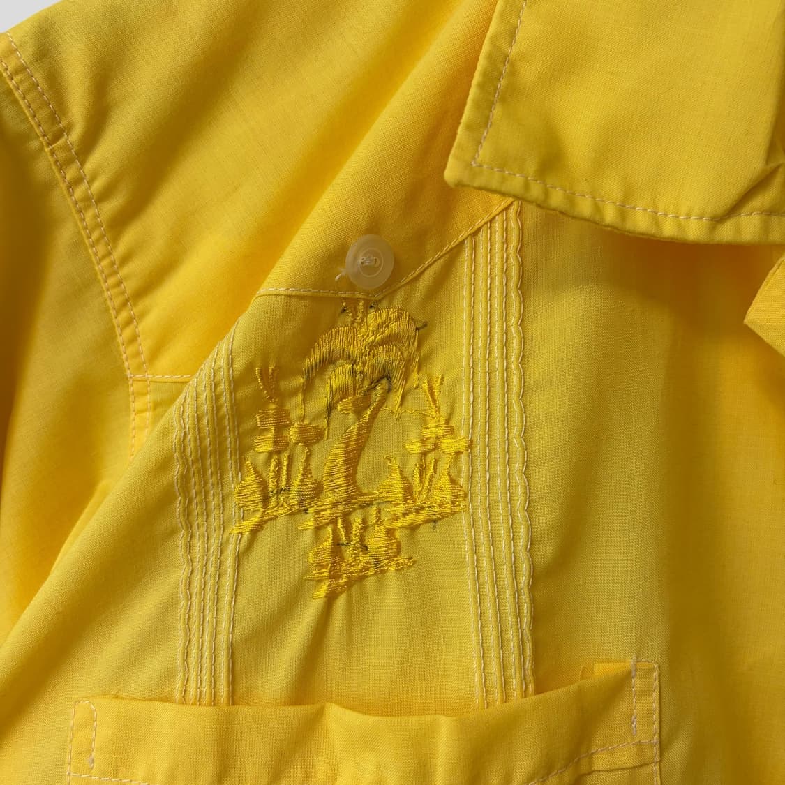 (M)빈티지 구아야베라 쿠바 반팔셔츠 상품이미지4