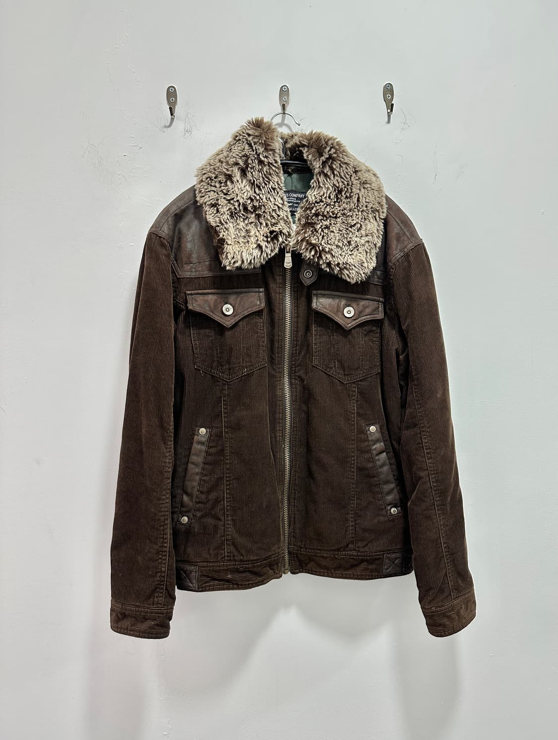 Vintage fur corduroy jacket 상품이미지8