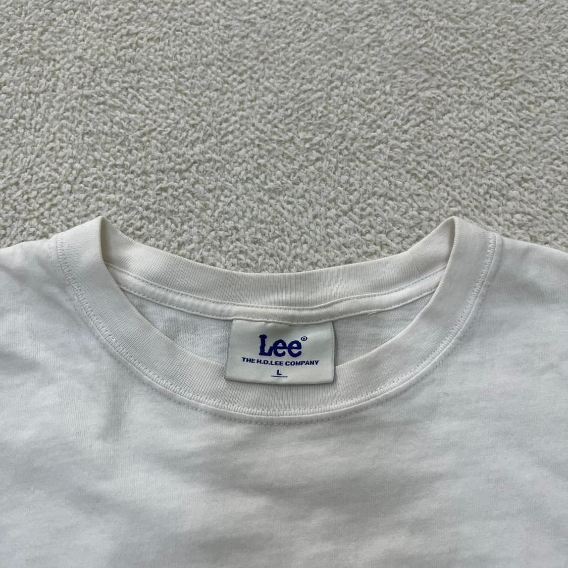 L 리 빅로고 반팔 티셔츠 0409M 상품이미지2